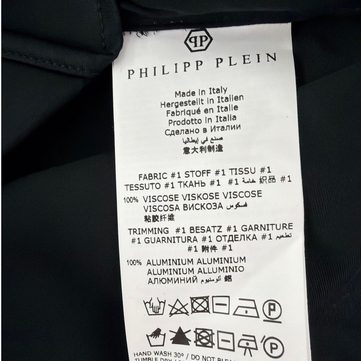 Philipp Plein Philipp Plein Men's Black Embellished Texas Shirt Size XXL Size US XXL / EU 58 / 5 - 9 Thumbnail