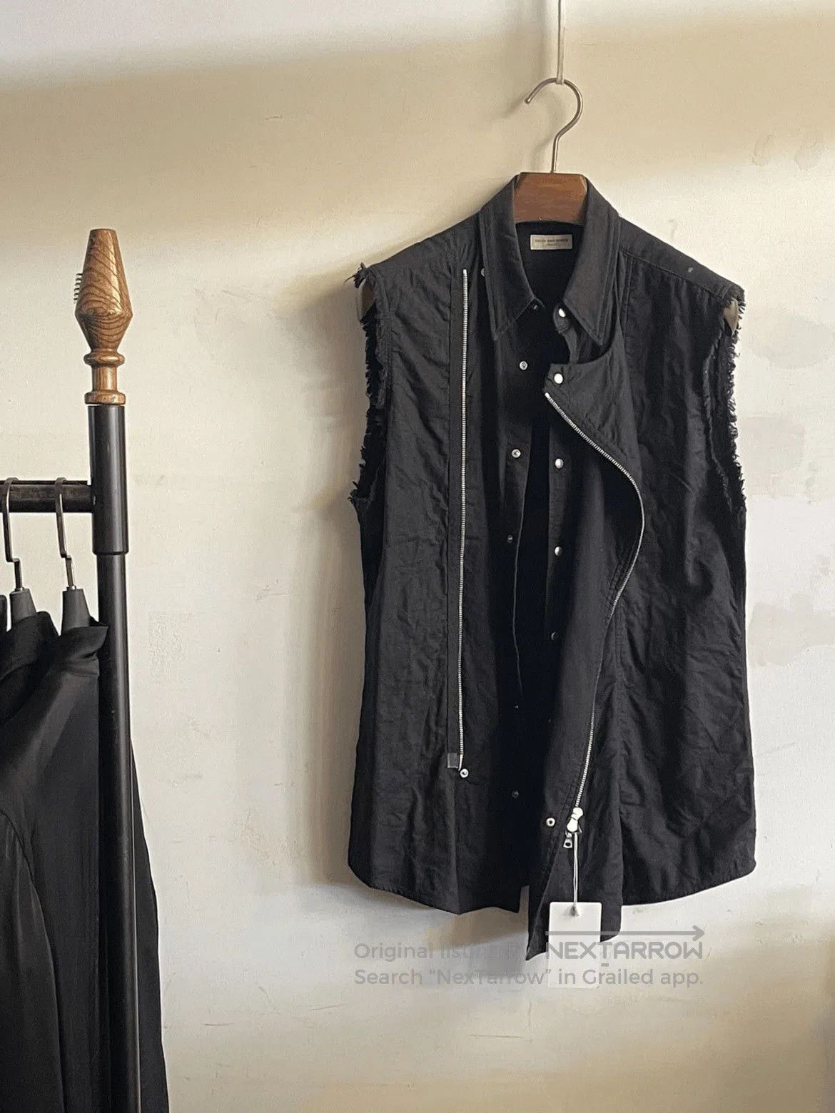 Dries Van Noten Dries Van Noten Distressed Multi Zipeer Vest. Size US S / EU 44-46 / 1 - 1 Thumbnail
