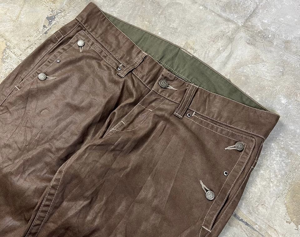 Tornado Mart Tornado Mart - Waxed Flared Jeans Size US 34 / EU 50 - 2 Thumbnail