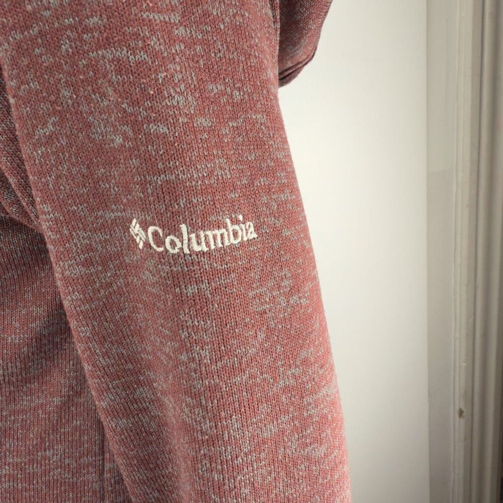 Columbia COLOMBIA Fleece Hoodie Sweater Button Burgundy Gorpcore Sz M Size M / US 6-8 / IT 42-44 - 8 Thumbnail