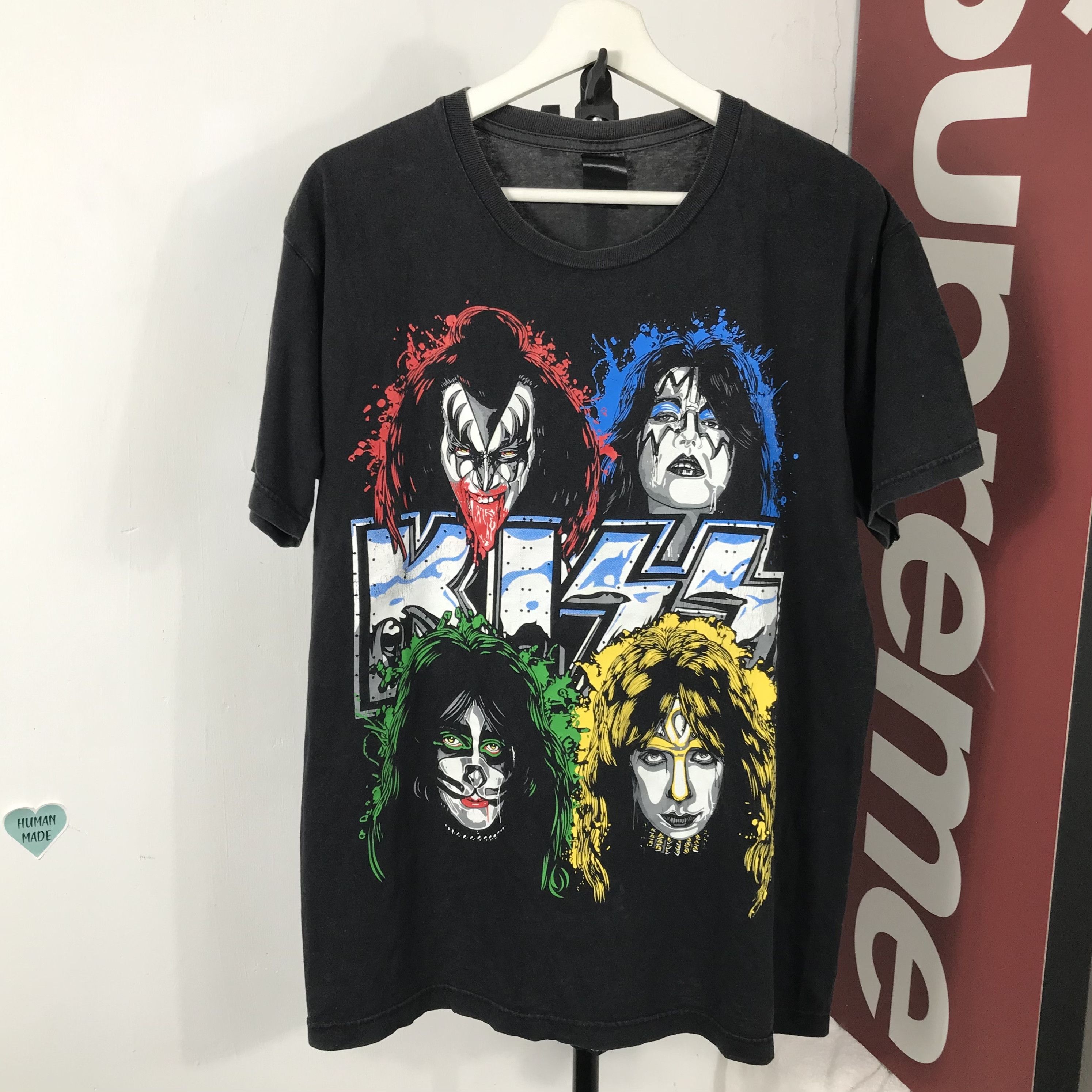 Band Tees Vintage kiss band t shirt thrashed distressed Size US L / EU 52-54 / 3 - 1 Thumbnail
