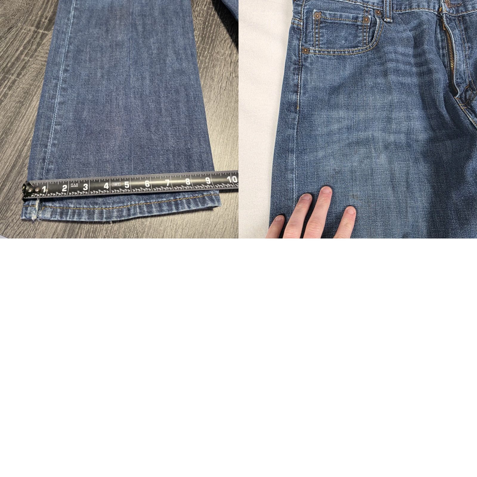Levi's VINTAGE Levi's 569 Jeans Baggy Distressed Blue 36x32 Men Grunge Skater Wide-Leg Fade 90s Size US 36 / EU 52 - 9 Thumbnail