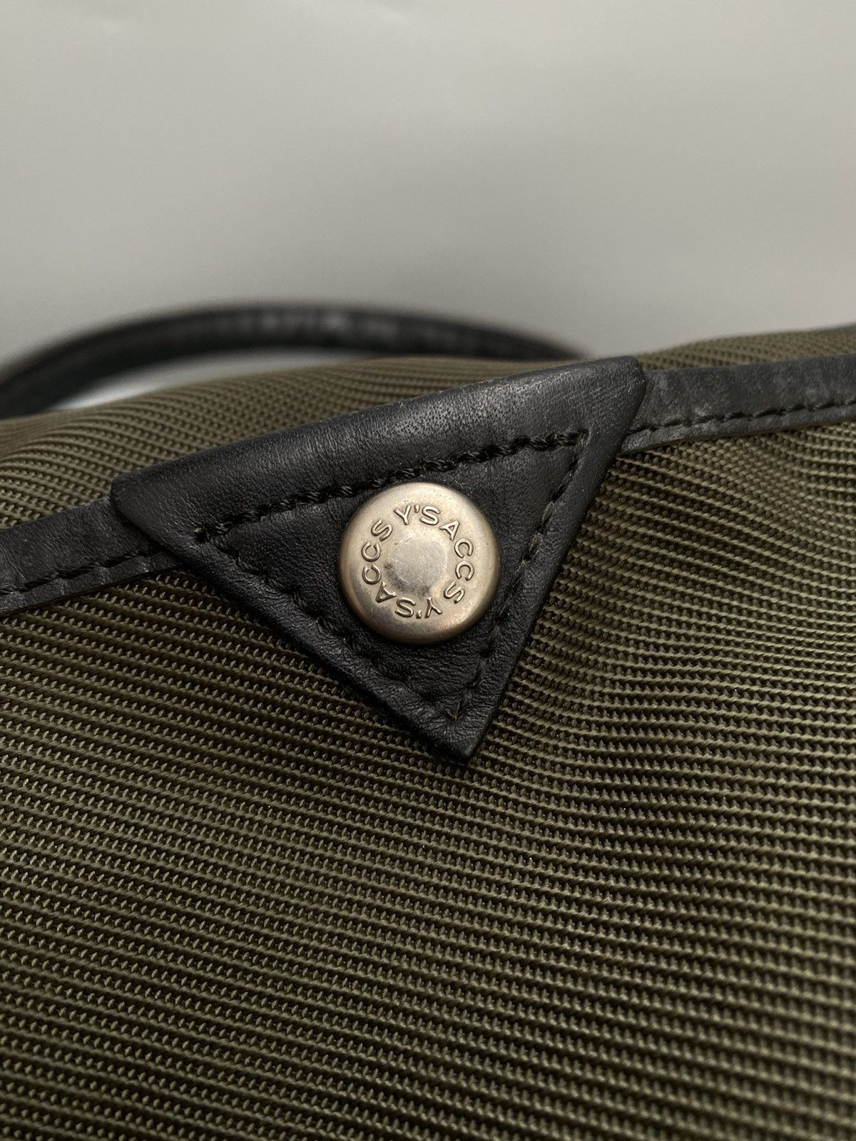 Yohji Yamamoto Yohji Yamamoto Ysaccs Nylon/Leather Bag Size ONE SIZE - 16 Thumbnail