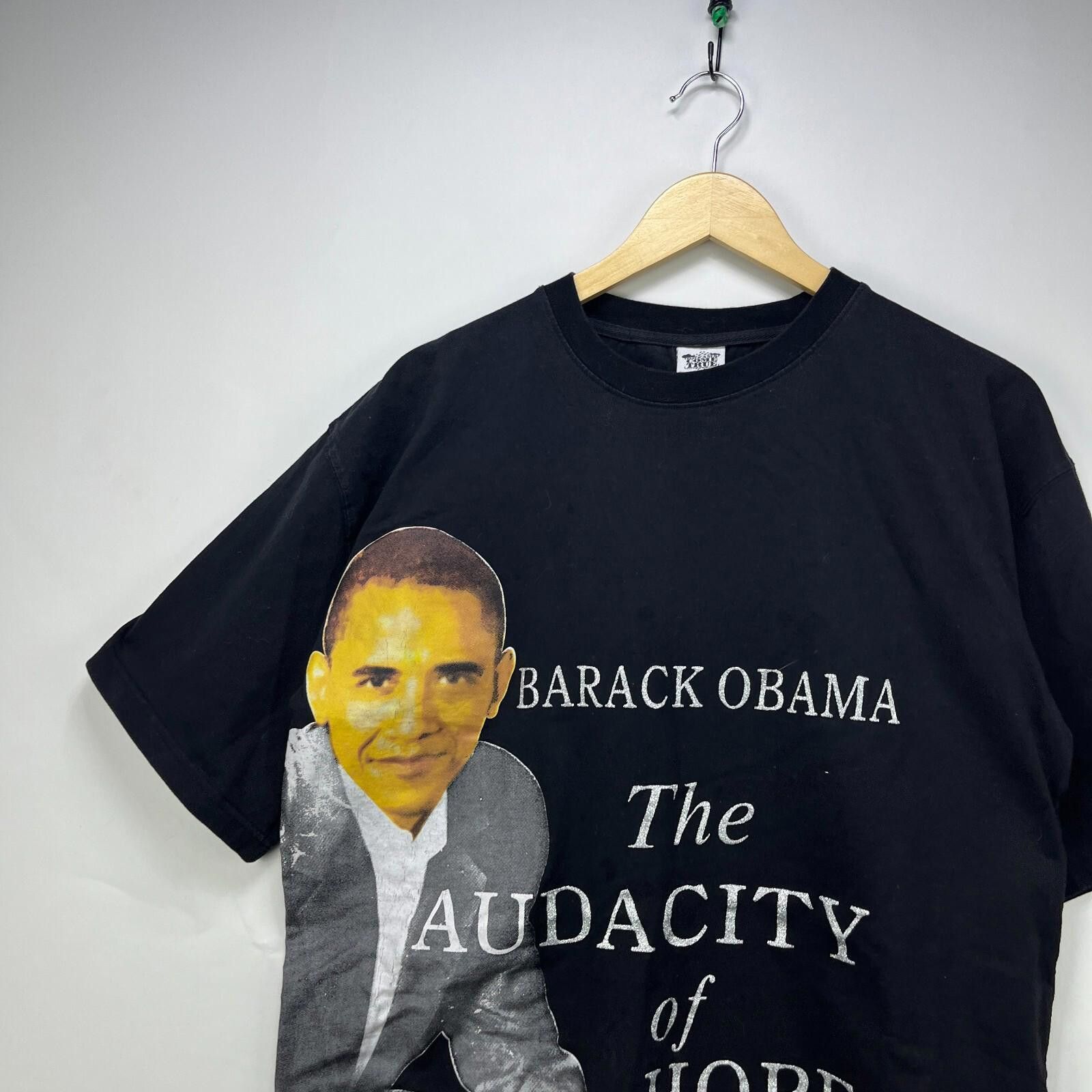 Vintage Vintage Y2K Barack Obama Dreams Come True T-Shirt 2XL Size US XXL / EU 58 / 5 - 2 Thumbnail