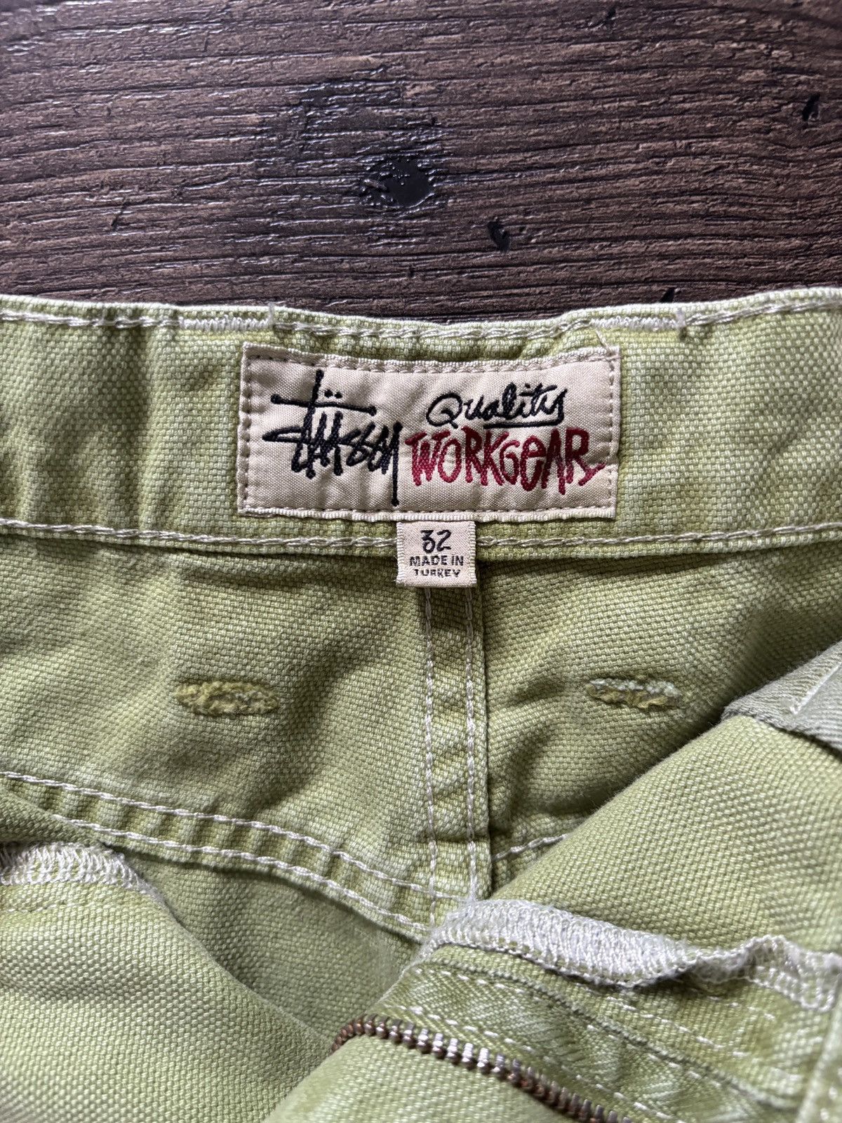 Stussy Stussy double knee workwear pant green Size US 32 / EU 48 - 3 Thumbnail