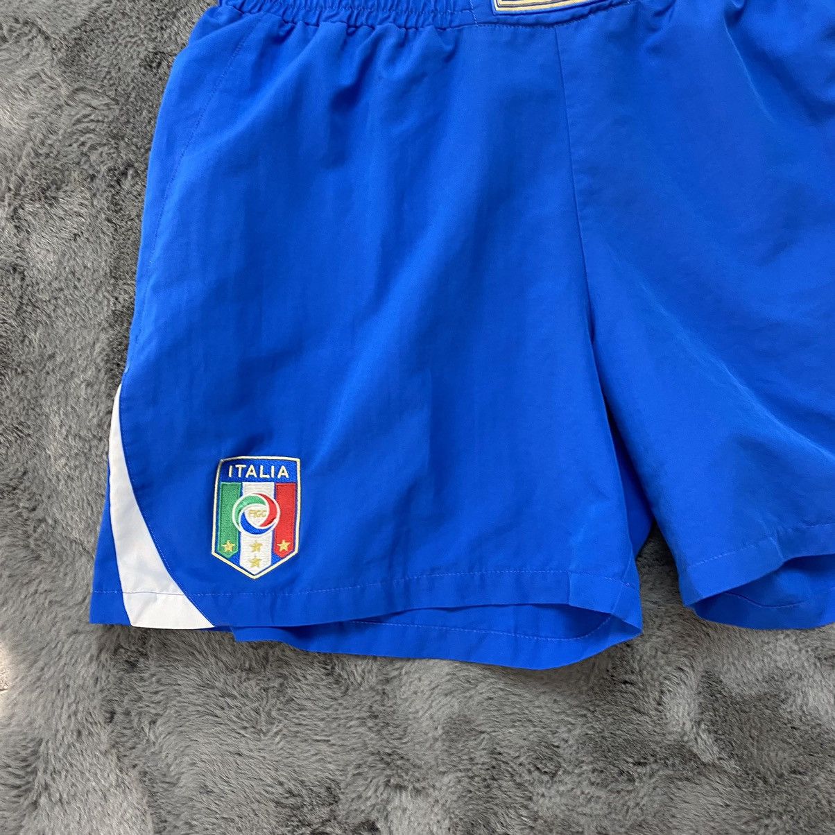 Puma × Vintage Italy Vintage Home Football Soccer Shorts Blue Puma Men Size US 36 / EU 52 - 7 Thumbnail
