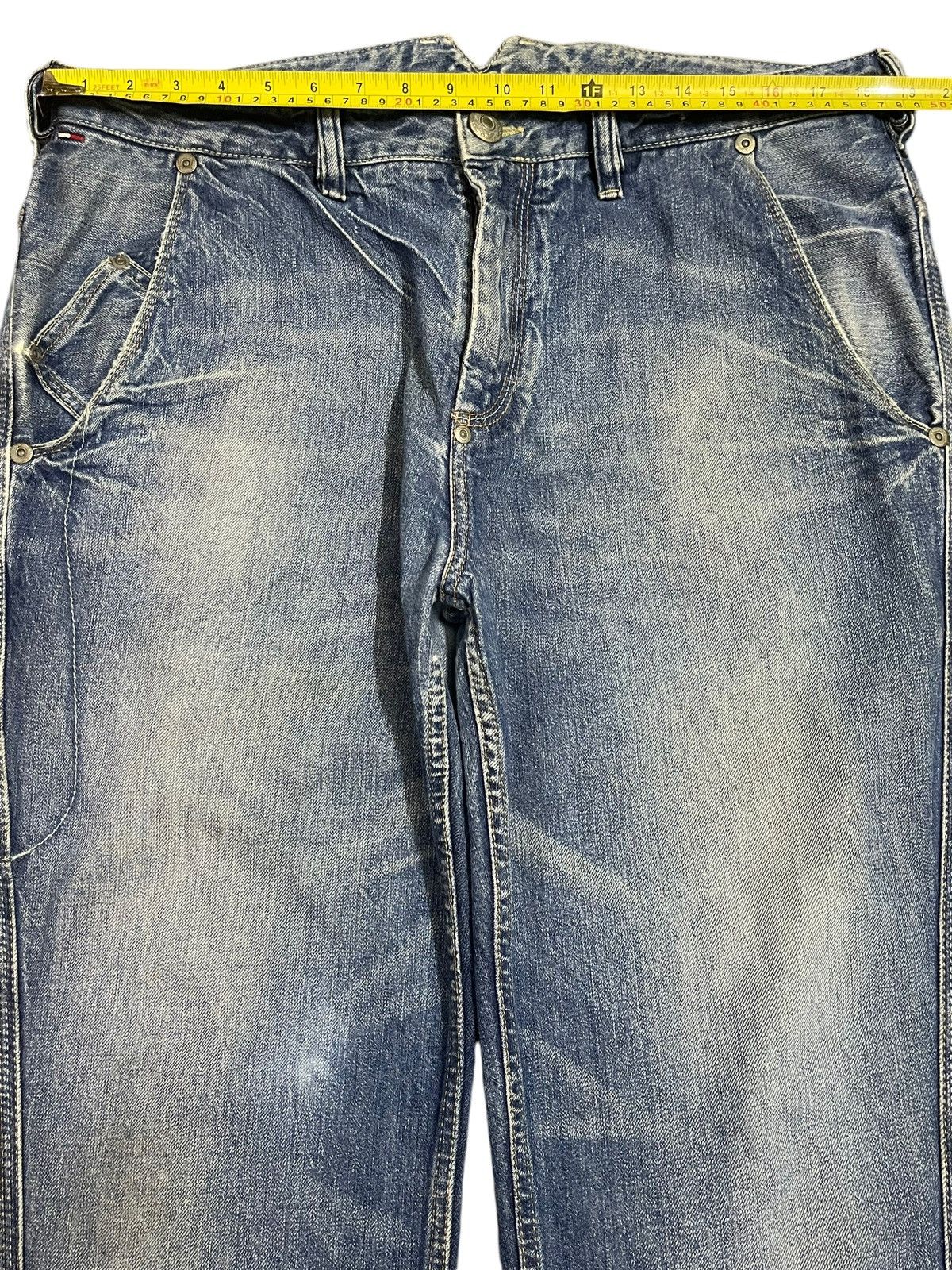 JNCO Vintage Japanese Brand Blue Wash Hip Hop Style Baggy Jeans Size US 36 / EU 52 - 13 Thumbnail