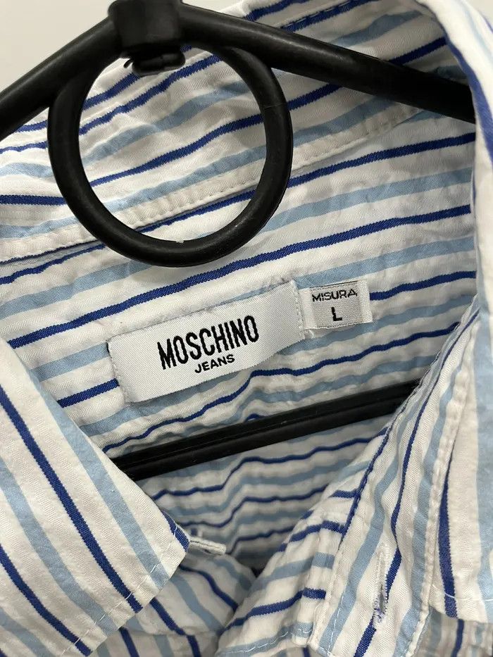 Moschino Moschino Y2K Style Print Polo Shirt Size US L / EU 52-54 / 3 - 3 Thumbnail