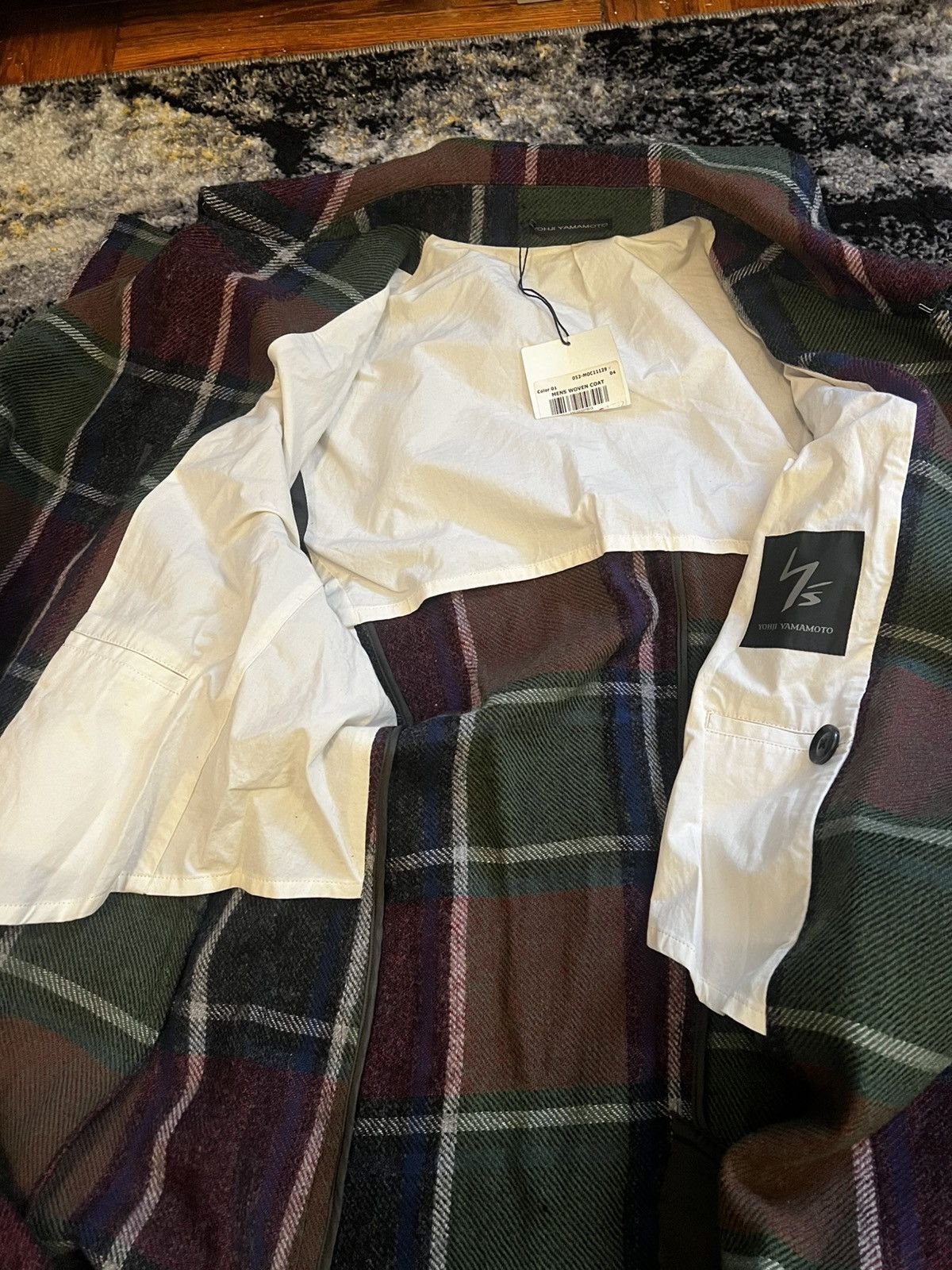 Other Yohji Yamamoto Plaid Coat (NEW, NEVER WORN) Size US M / EU 48-50 / 2 - 5 Thumbnail
