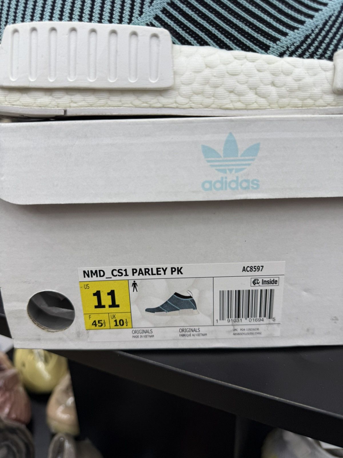 Adidas Adidas NMD CS1 Parley Blue Spirit (AC8597) Size 11 Size US 11 / EU 44 - 14 Thumbnail