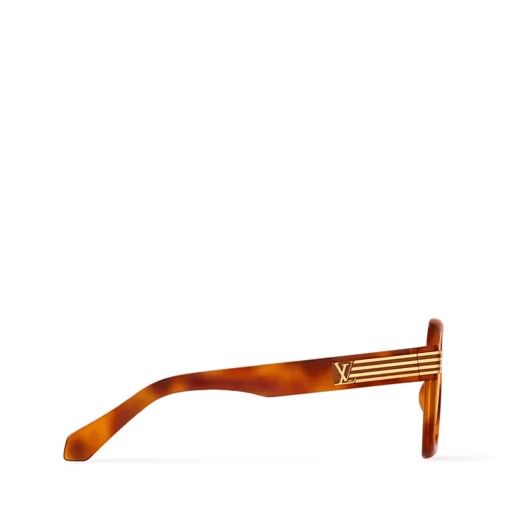 Louis Vuitton LV Slide Large Square Round Sunglasses Size ONE SIZE - 2 Thumbnail