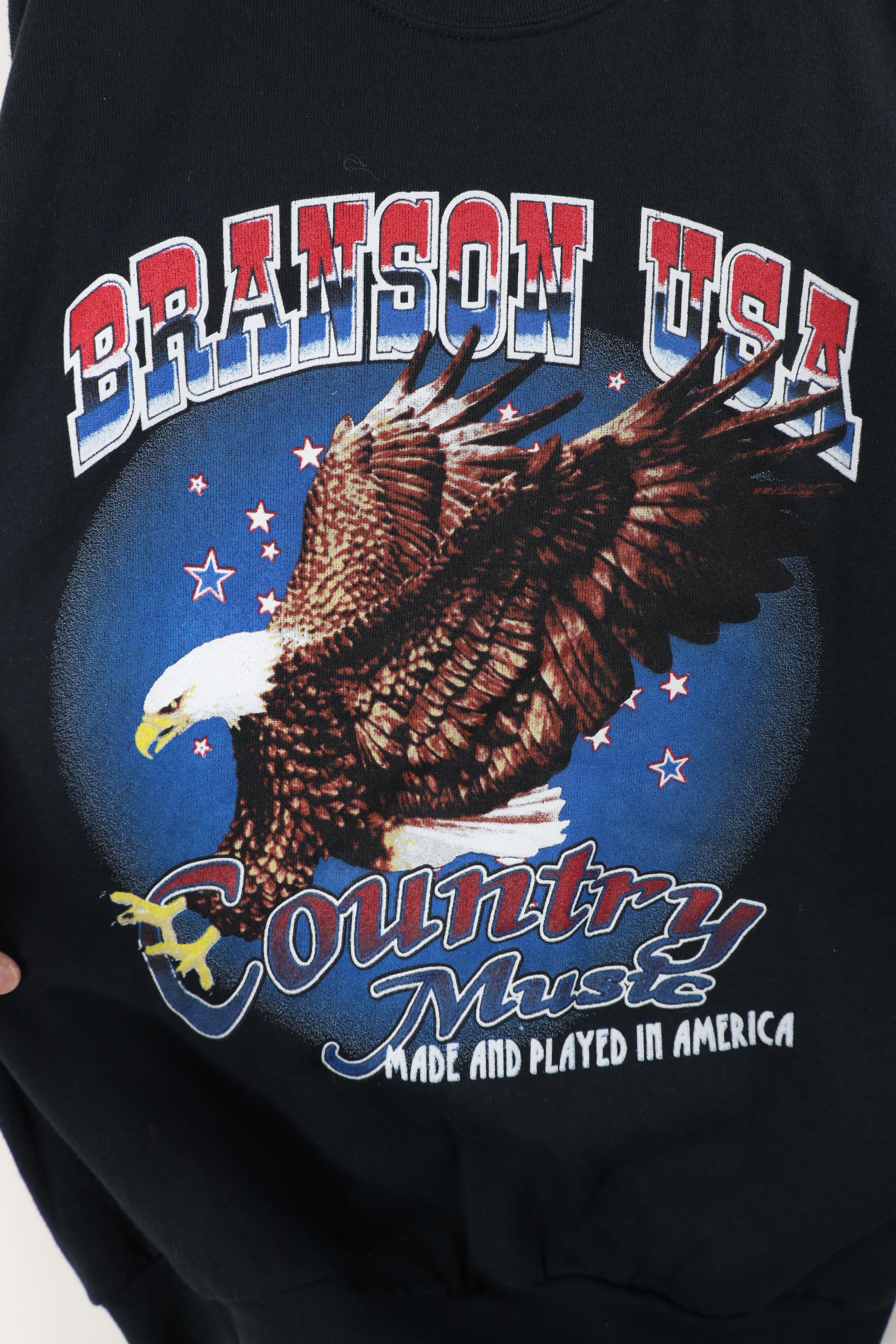 Vintage Vintage 90s Music Branson Missouri Eagle Crewneck Sweatshirt Size US L / EU 52-54 / 3 - 4 Thumbnail