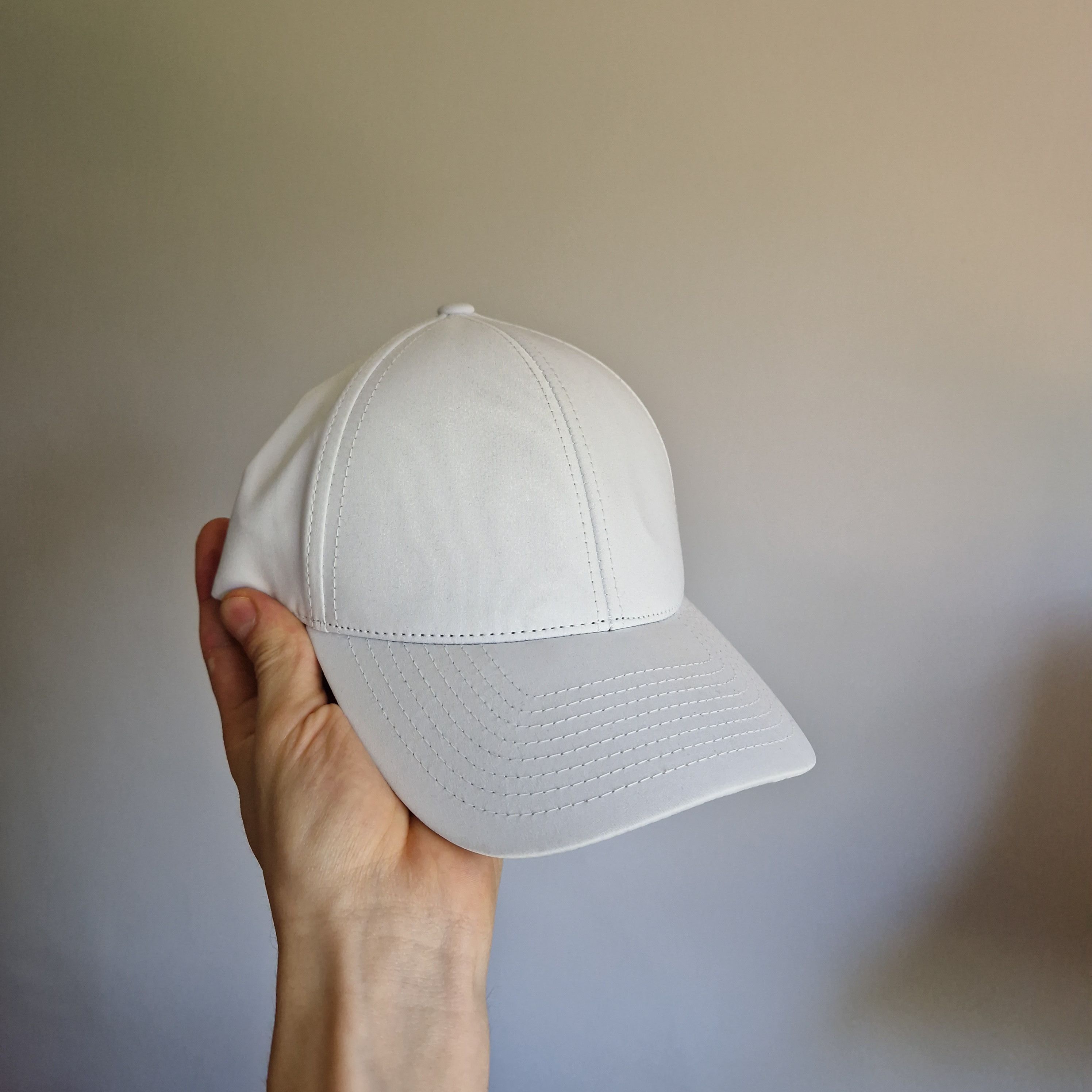 Other Varsity Headwear Classic White Cap – Size S Size ONE SIZE - 1 Thumbnail