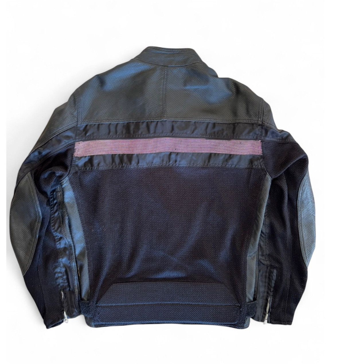 Joe Rocket Joe Rocket Motorcycle Jacket Mens Black Mesh Leather Padded Size US S / EU 44-46 / 1 - 2 Thumbnail