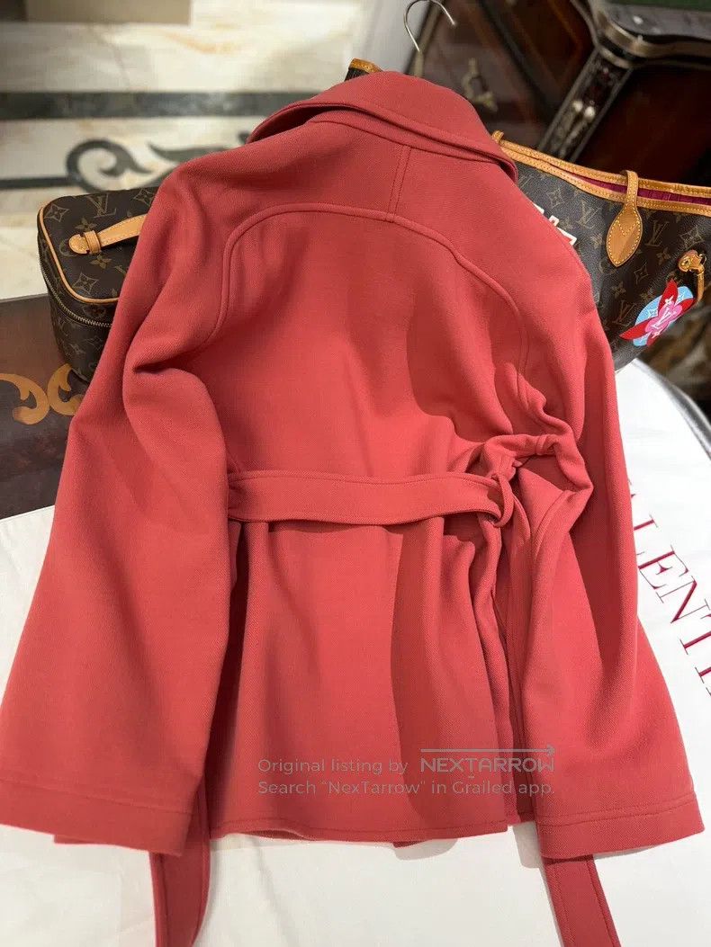 Hermes Hermes Wool Coat Belted Jacket Size XXS / US 00 / IT 34 - 8 Thumbnail