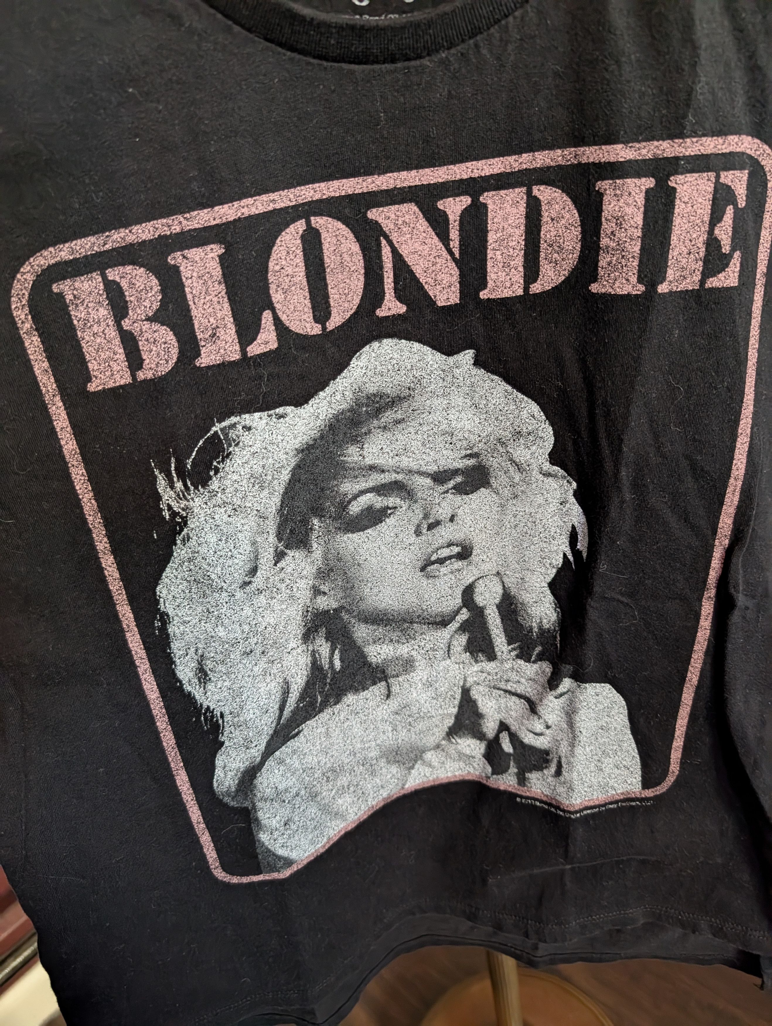The Recycled Planet Hand distressed open shoulder Blondie black t-shirt Size M / US 6-8 / IT 42-44 - 5 Thumbnail
