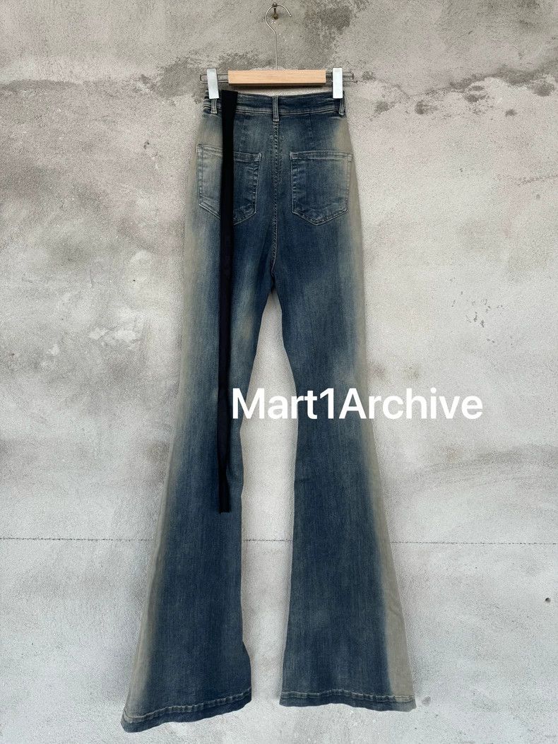 Rick Owens Rick Owens size 25 23SS Drkshdw Gradient Blue Wash Pants 2 Size US 30 / EU 46 - 2 Thumbnail