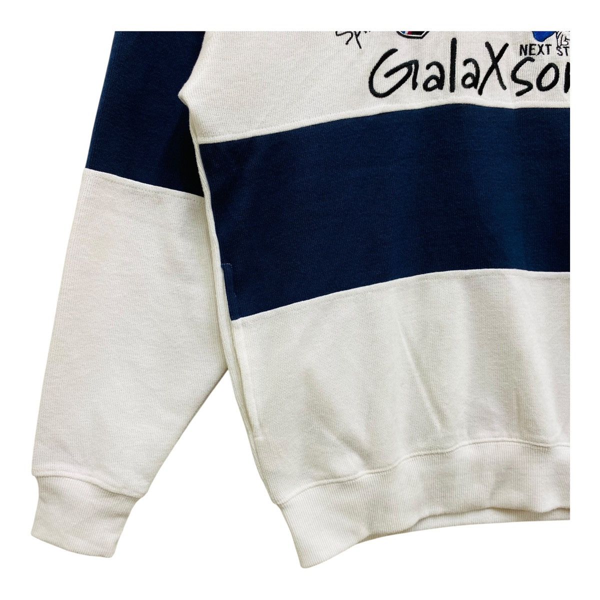 Vintage Vintage GalaXson Striped Rugby Shirt Japanese Streetwear Size US L / EU 52-54 / 3 - 3 Thumbnail