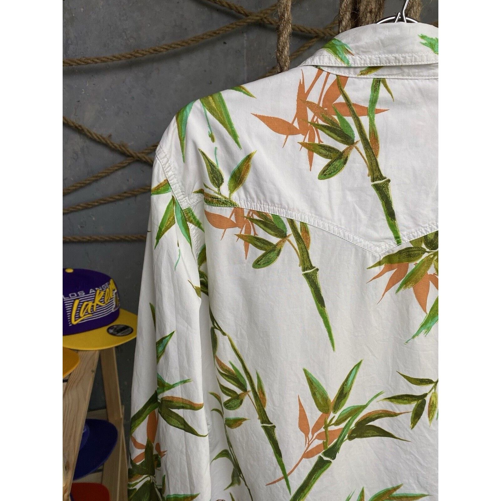 Mambo Vintage HO Daddy Mambo Tropical Pattern Button Up Shirt Size US M / EU 48-50 / 2 - 19 Thumbnail