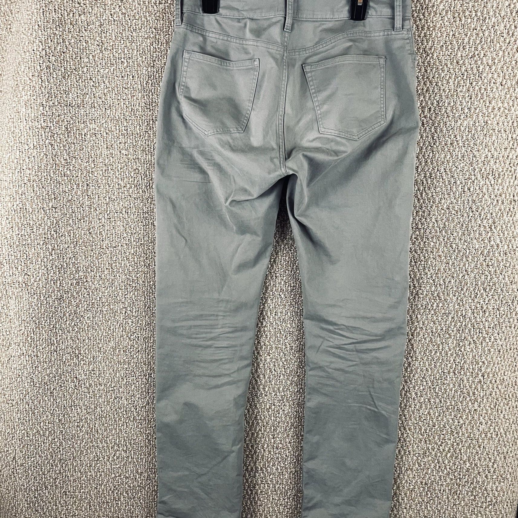 Vintage Flint & Tinder Pants Slim Fit Cotton Spandex Chino 32x32 Gray Men's Regular Straight 30 Inseam Preppy City USA Size US 32 / EU 48 - 3 Thumbnail