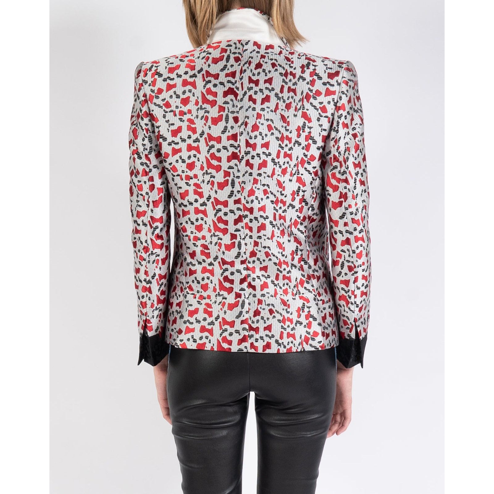 Haider Ackermann FW19 Marvel Blood Silk Blazer Size XS / US 0-2 / IT 36-38 - 6 Thumbnail