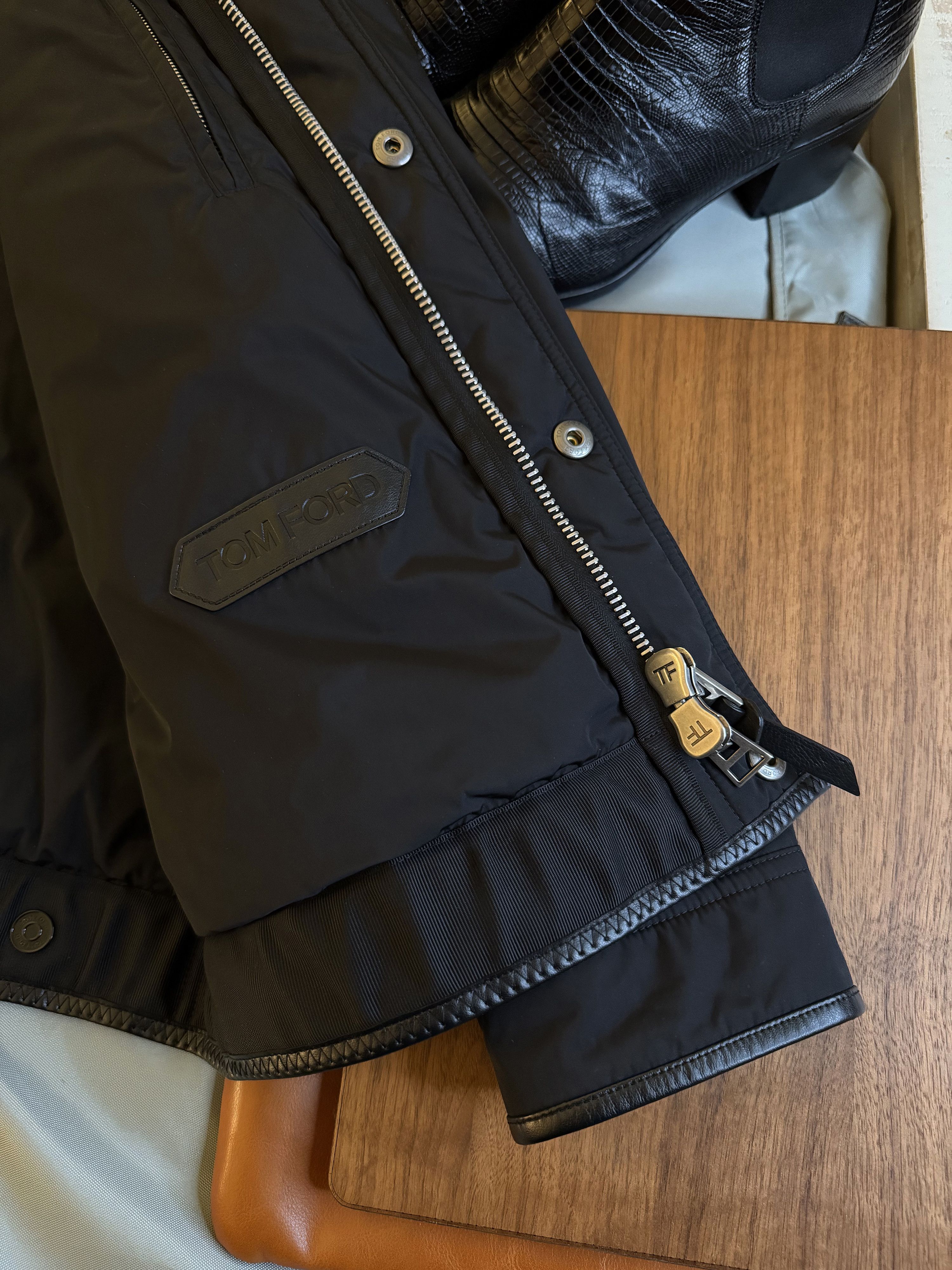 Tom Ford Fits 52, Best Dressed $4,300 w/tax Ovatta Leather Accents Size US XL / EU 56 / 4 - 12 Thumbnail