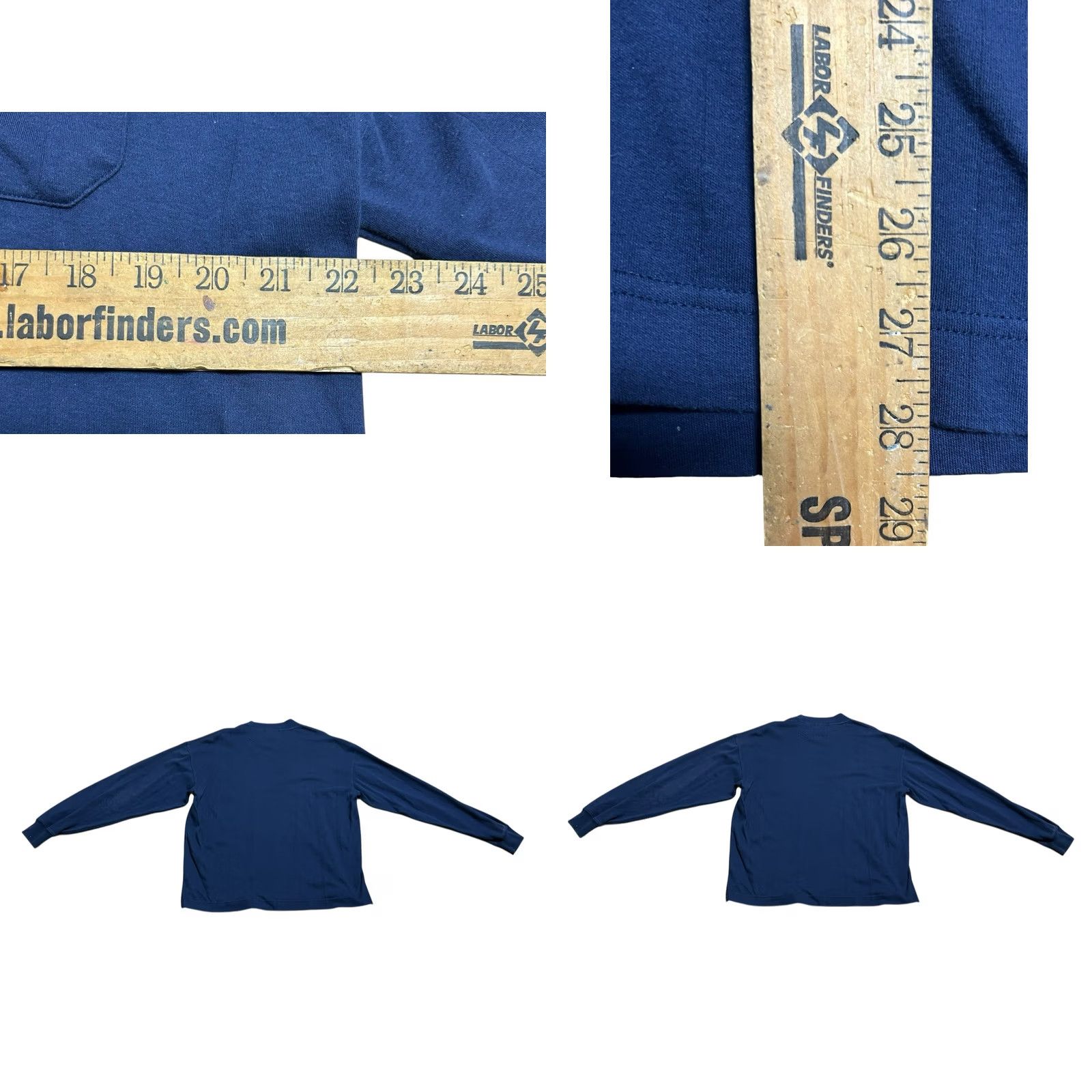 Nautica VINTAGE Nautica Men Blue HeavyCotton Long Sleeve Pullover Shirt Large Hong Kong Size US L / EU 52-54 / 3 - 8 Thumbnail