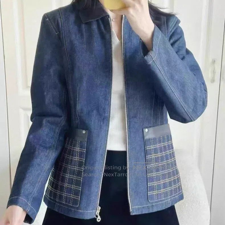 Hermes Hermes Denim leather jacket Size XXS / US 00 / IT 34 - 6 Thumbnail
