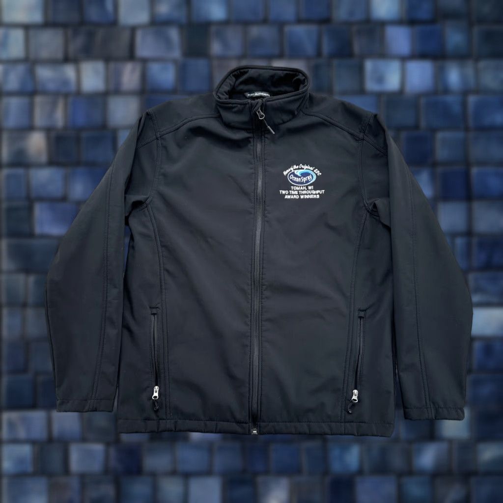 Port Authority VINTAGE Port Authority Jacket Ocean Spray Embroidered Full Zip Softshell SZ Large Mens Size US L / EU 52-54 / 3 - 1 Thumbnail