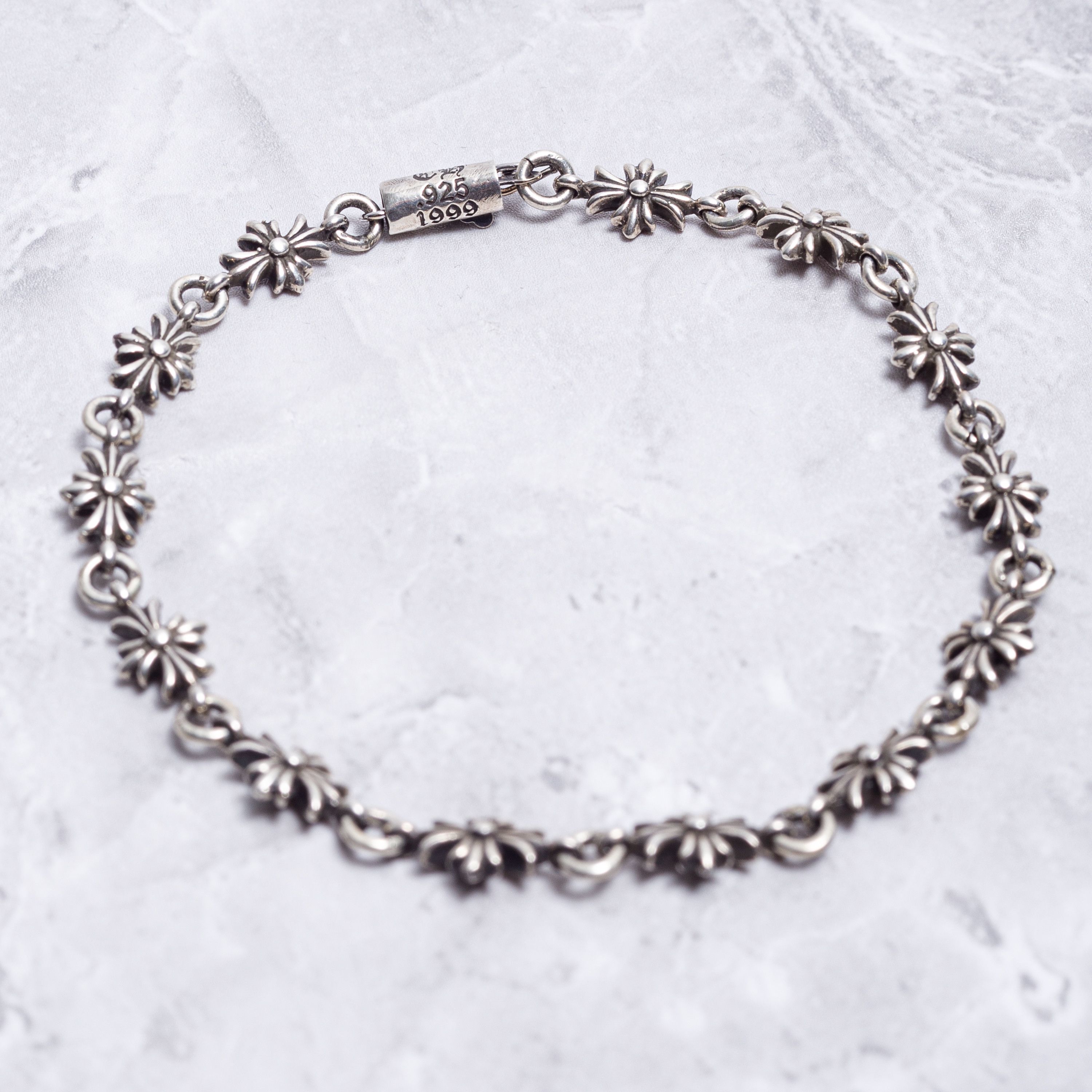 Chrome Hearts CHROME HEARTS Silver Tiny E 13 links Bracelet Size ONE SIZE - 3 Thumbnail