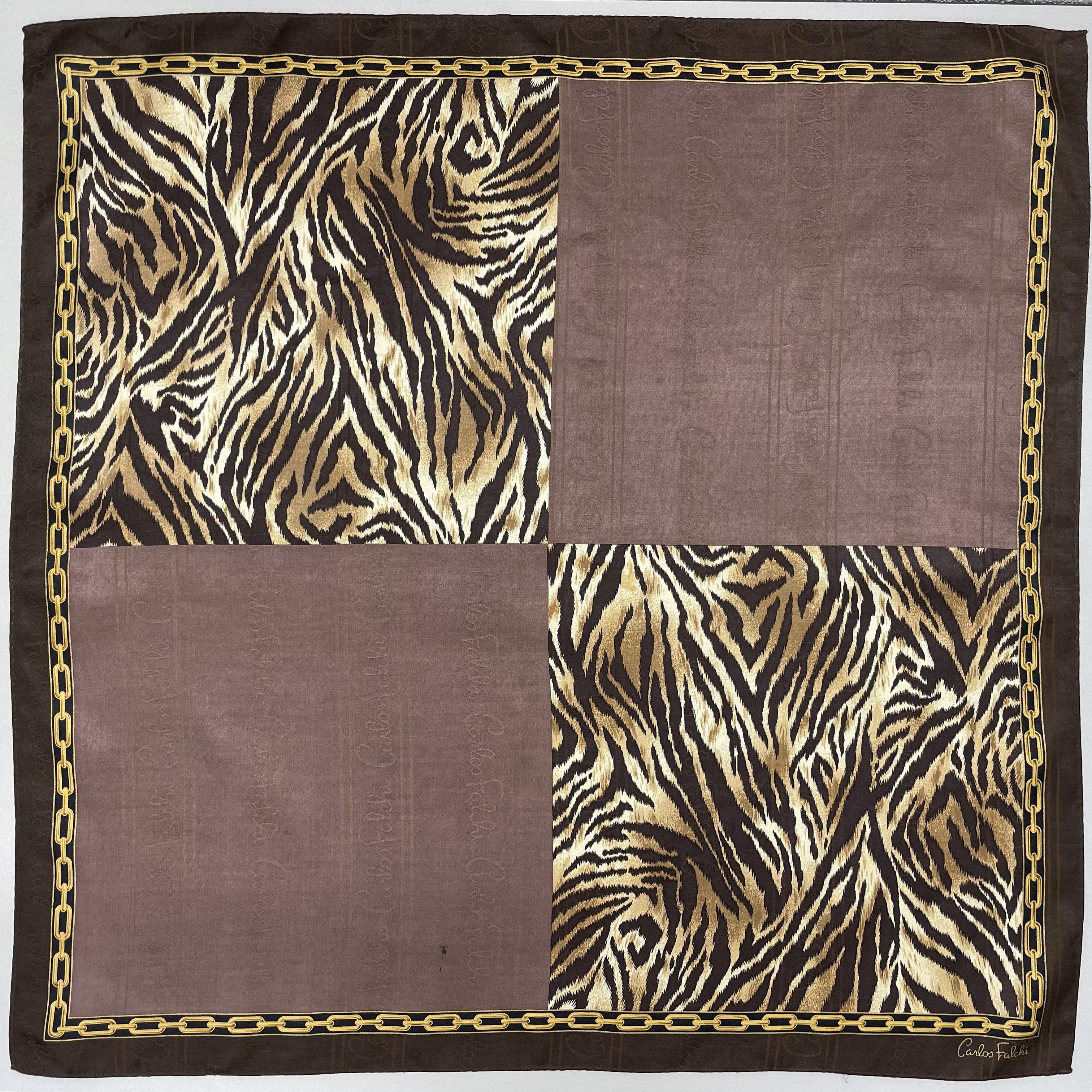Other Carlos Falchi Silk Scarves- 4301 Size ONE SIZE - 3 Thumbnail