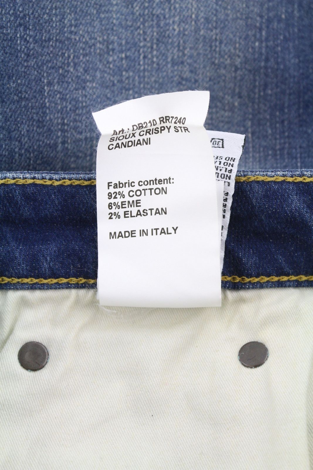 R13 ALISON SKINNY 27 Lily Blue FX Faded Washed Zip 86348 Size 27" / US 4 / IT 40 - 9 Thumbnail