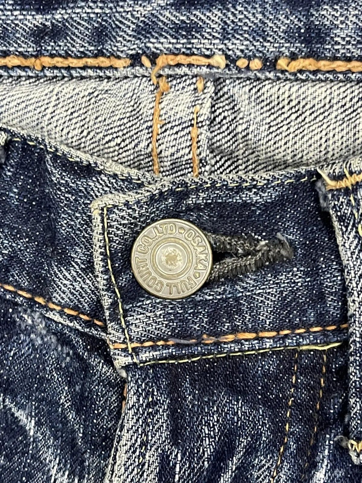 Full Count & Co. FULLCOUNT & CO. Japan 1414 Distressed Denim Size US 30 / EU 46 - 6 Thumbnail