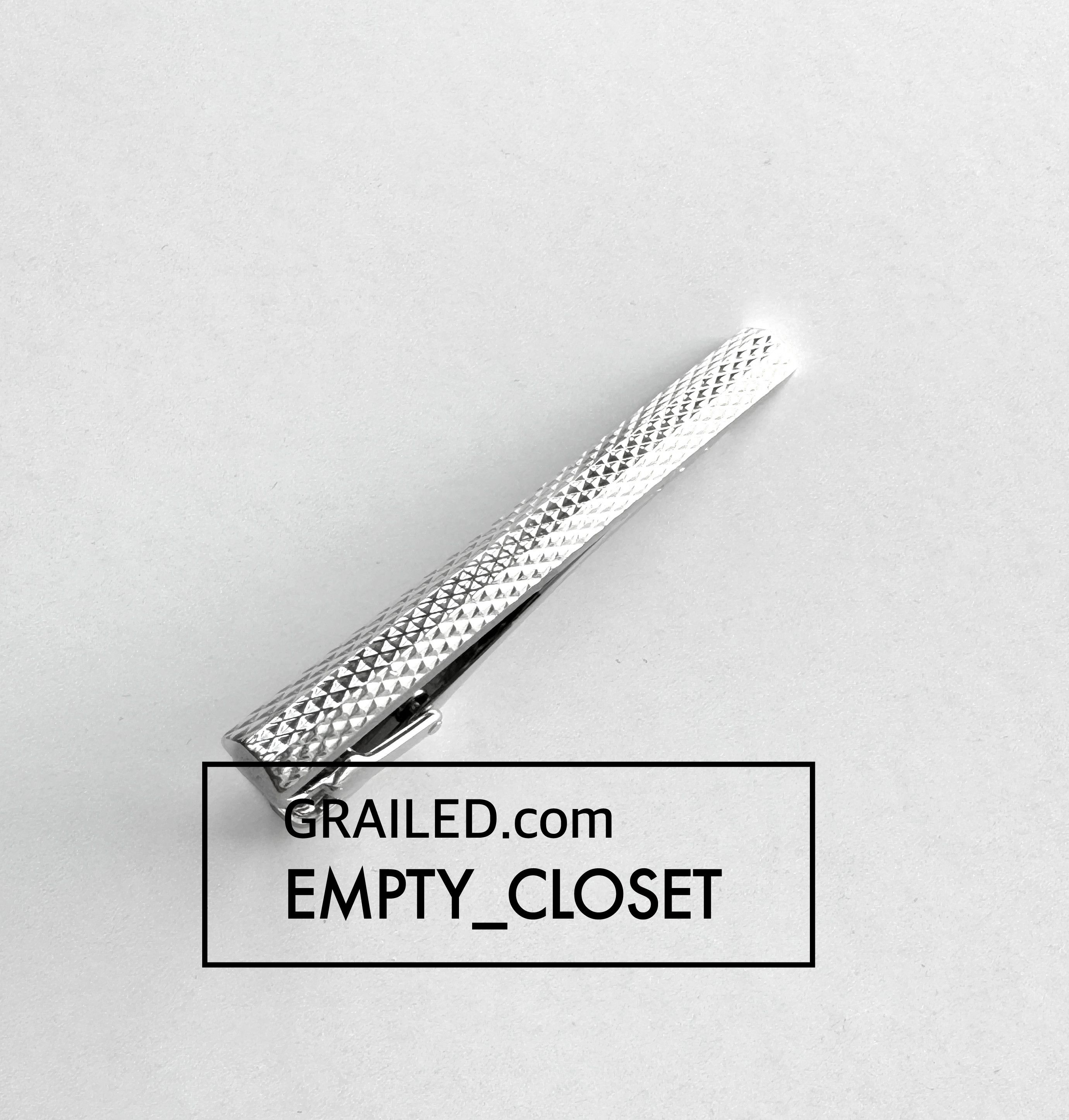 Alfred Dunhill Tie Clip Tie Bar in Silver, Men's Product Image