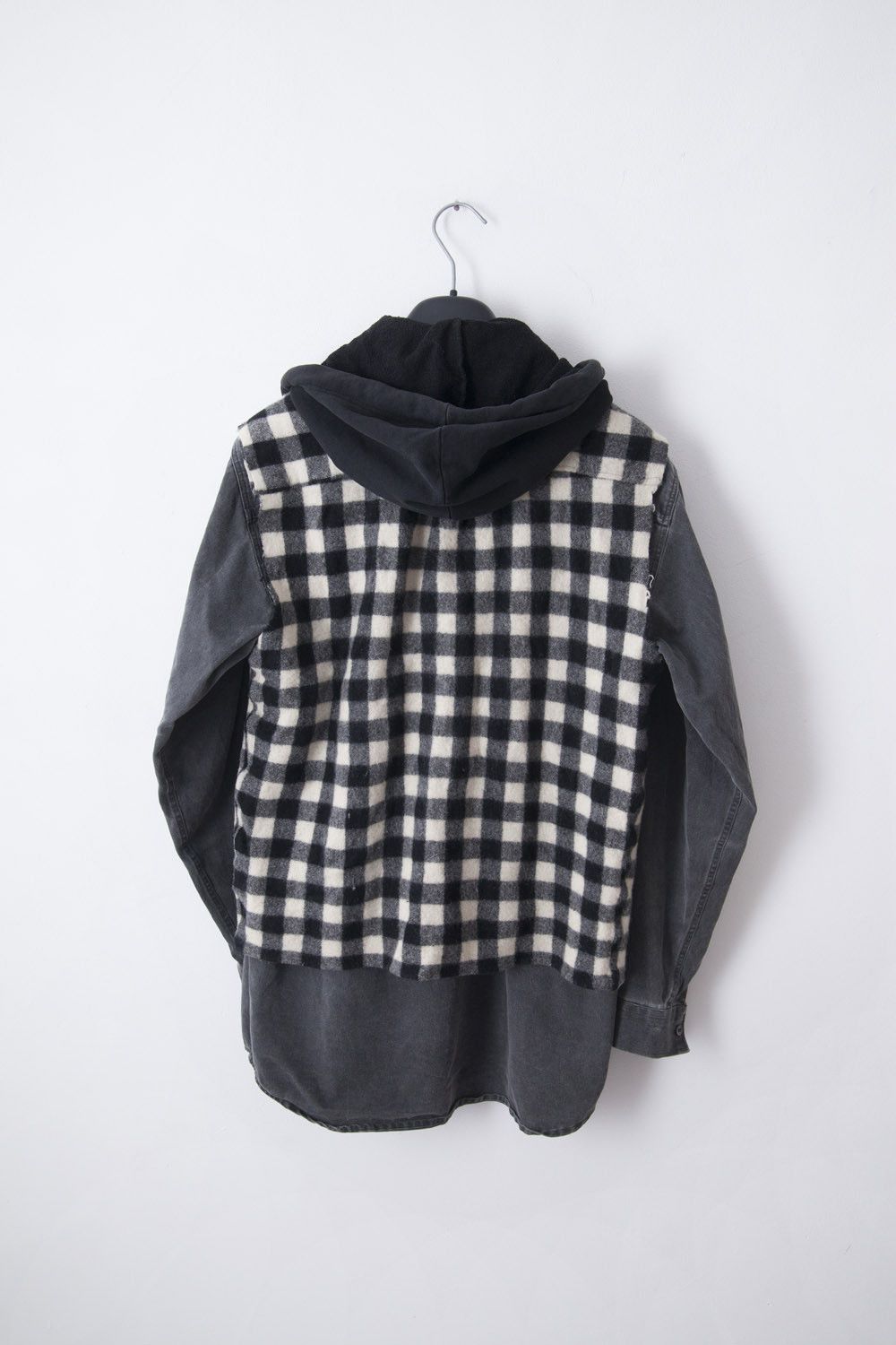 Raf Simons AW04 double layered plaid shirt Size US M / EU 48-50 / 2 - 3 Thumbnail