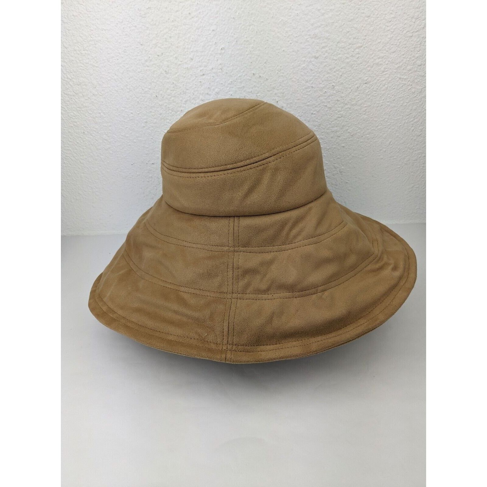 Other NWT KOKIN New York Floppy Packable Sun Hat Faux Suede Wide Size ONE SIZE - 2 Thumbnail