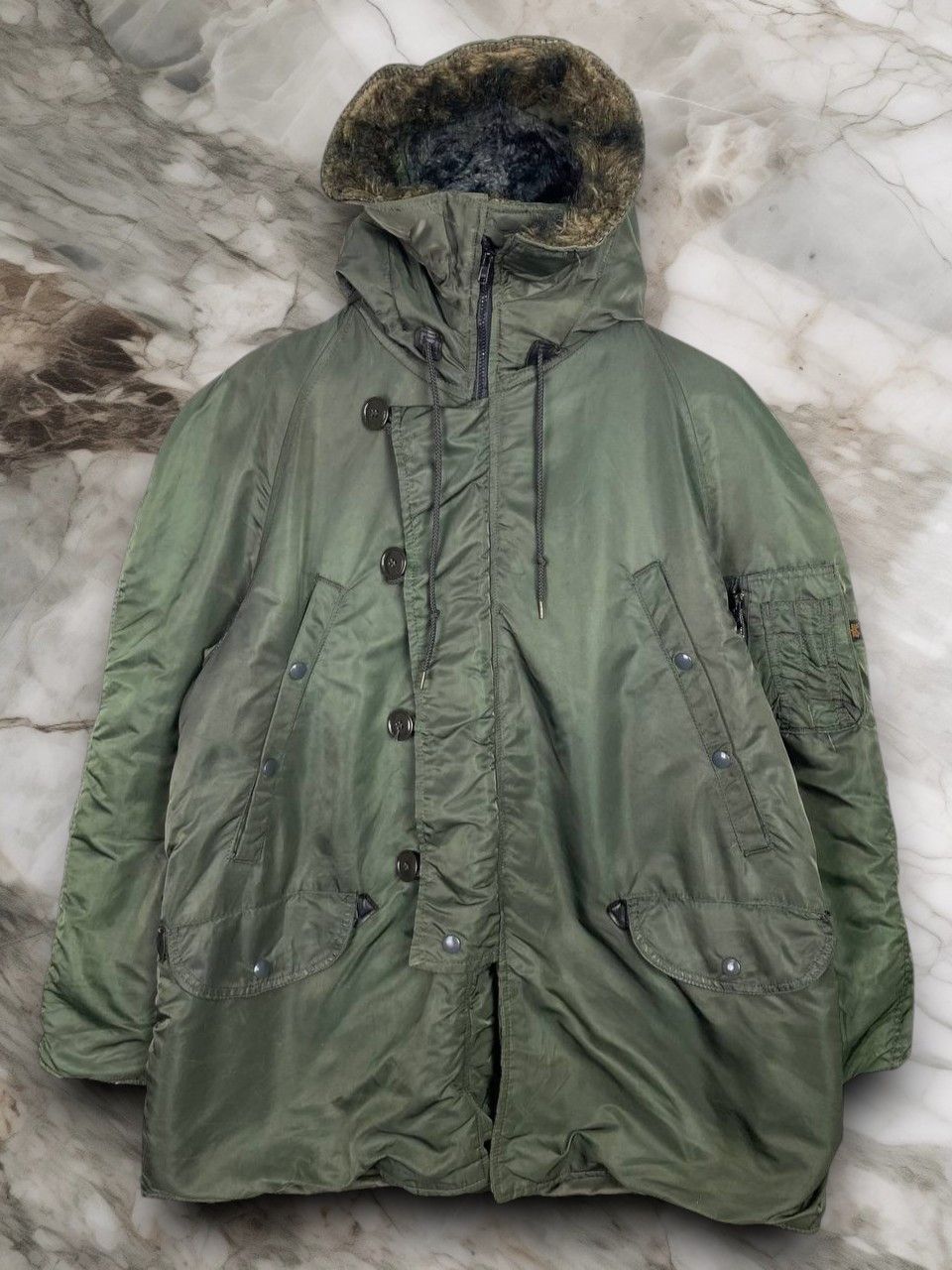 Alpha Industries vintage alpha industries N-3B parka extreme cold weater Size US M / EU 48-50 / 2 - 1 Thumbnail