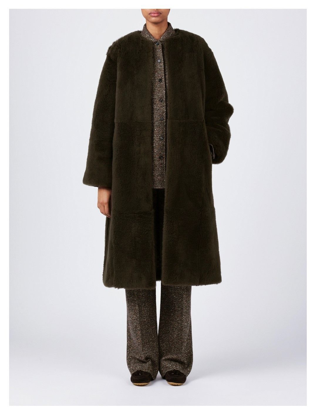 Loro Piana o1srvl11e0526 FAO3718 Keir Coat in Green Size S / US 4 / IT 40 - 4 Thumbnail