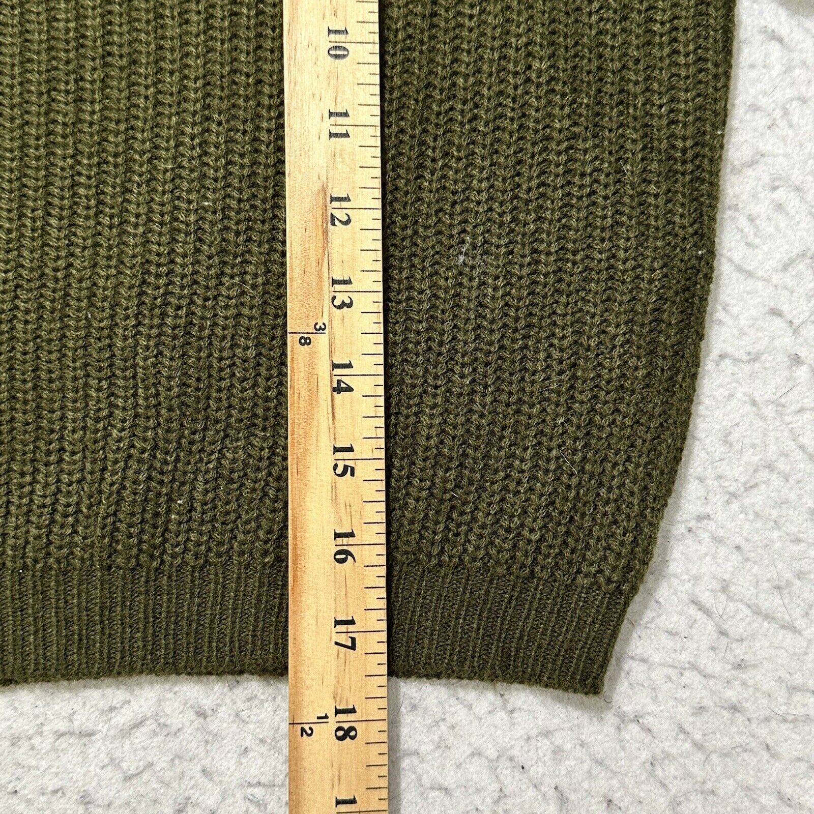 Other Pretty Little Thing Small / Medium Green Cropped Sweater Size M / US 6-8 / IT 42-44 - 9 Thumbnail