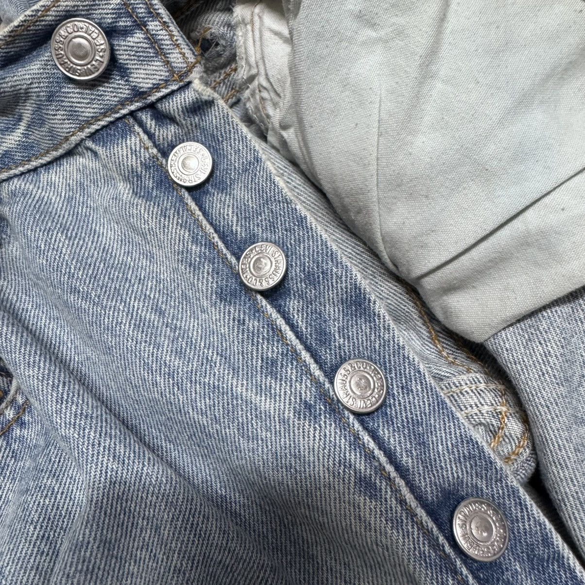 Japanese Brand Vintage Levis 501 Patchwork Jeans Remake By Kalimera Size US 31 - 22 Thumbnail