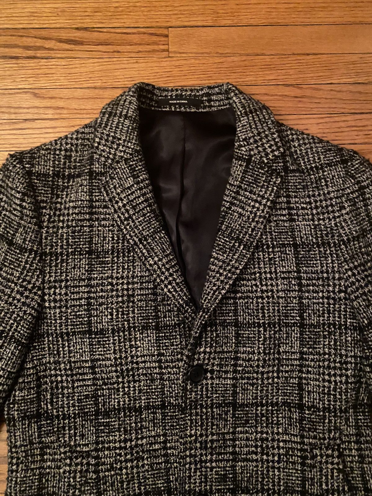 Club Monaco Textured Glen Plaid Topcoat, Size 36 Size US S / EU 44-46 / 1 - 8 Thumbnail