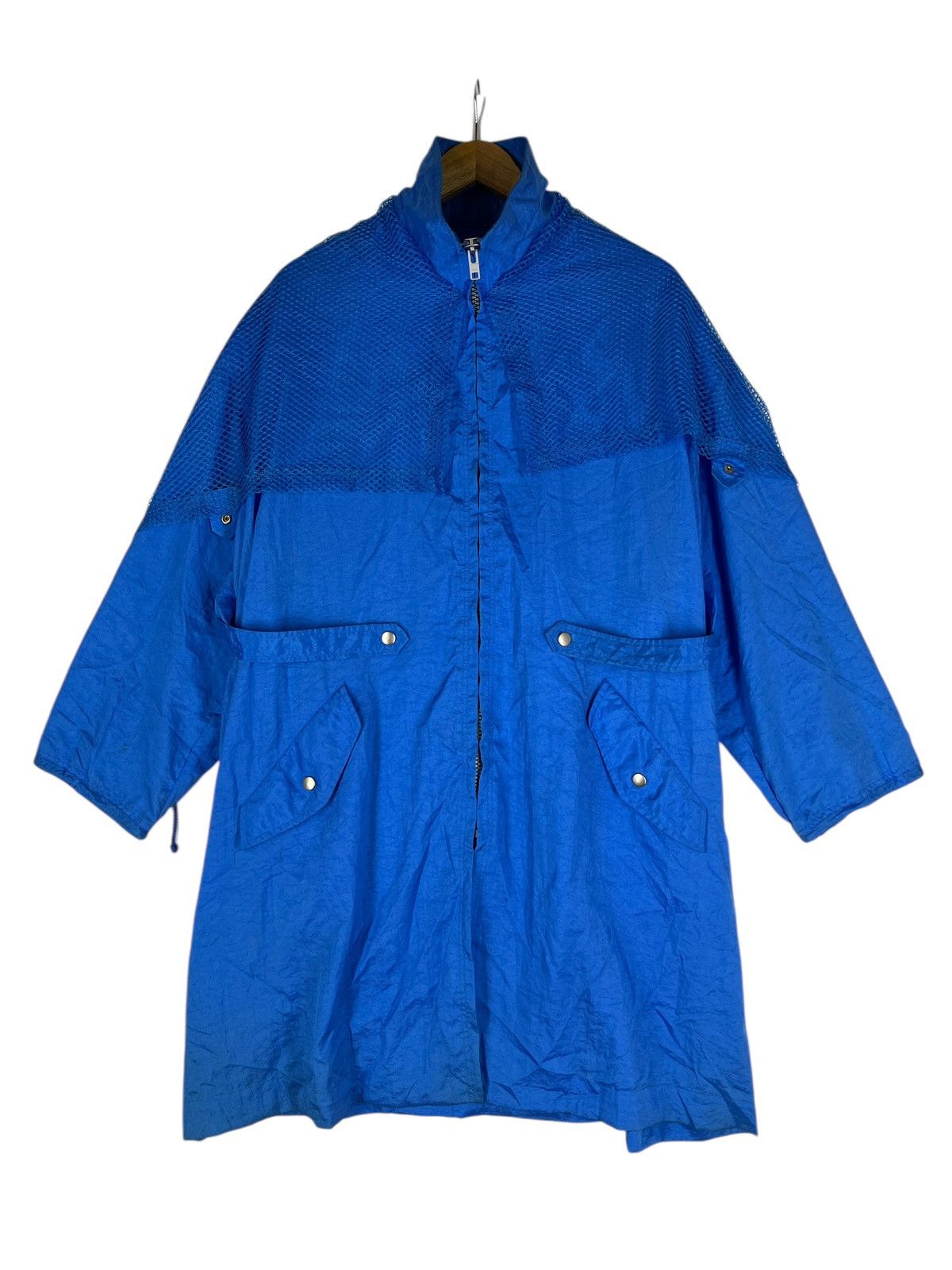 Issey Miyake 🔥 90s Rare Issey Miyake With Mesh Windcoat Made In Japan Size US M / EU 48-50 / 2 - 3 Thumbnail
