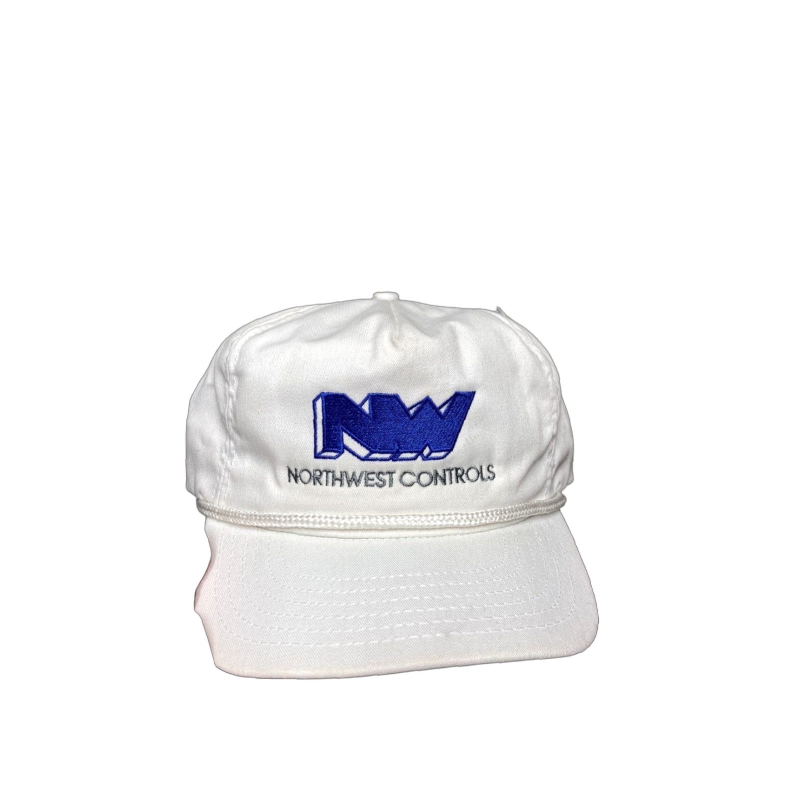 Vintage VINTAGE Northwest Controls Hat Strapback Cap HVAC Oklahoma Made in USA NOS Men Adjustable White USA Strapback Cap Men Size ONE SIZE - 1 Thumbnail