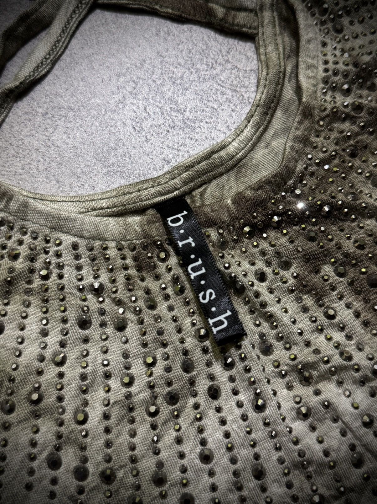 Hysteric Glamour Y2k b.r.u.s.h studded ifsixwasnine poem tanktop Size US S / EU 44-46 / 1 - 3 Thumbnail