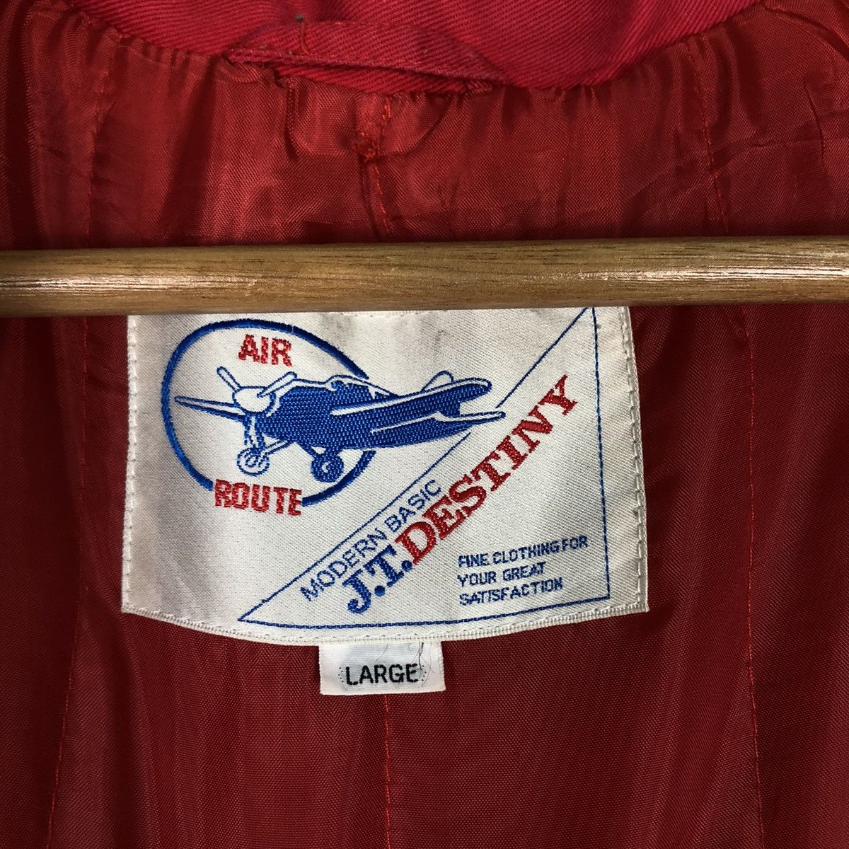 Japanese Brand Vintage Fly Bomber Jacket J.T.Destiny Noble Spirit Military Size US L / EU 52-54 / 3 - 16 Thumbnail