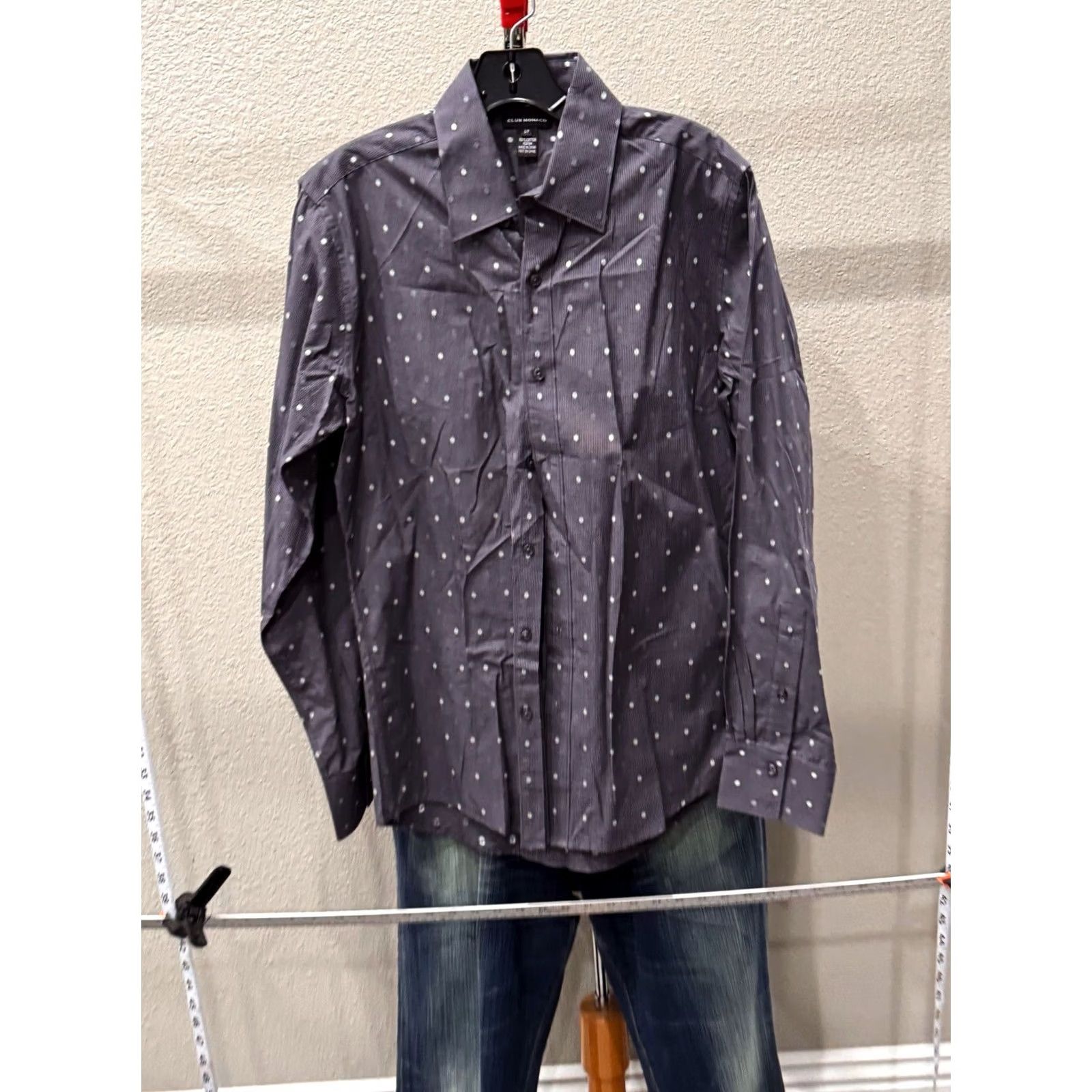 Club Monaco Club Monaco Club LONG SLEEVE SHIRT Small S Sharp Men Mens Size US S / EU 44-46 / 1 - 2 Thumbnail