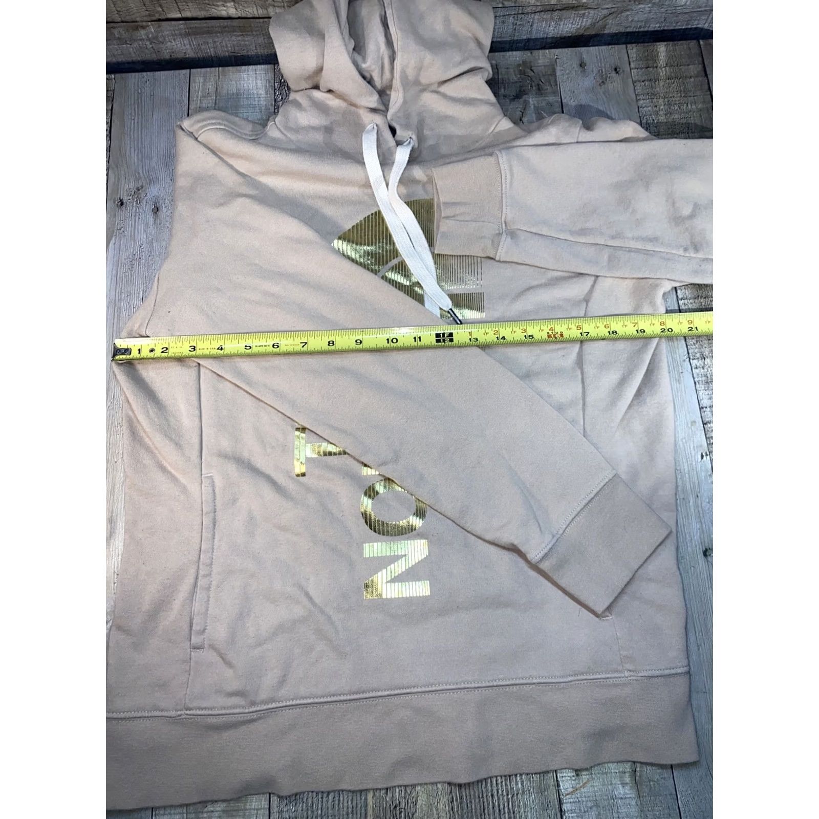 The North Face The North Face Pullover Hoodie Sweatshirt L Women Pink Pockets Activewear Large Tan Gold Blue Turquoise Pink Size L / US 10 / IT 46 - 4 Thumbnail