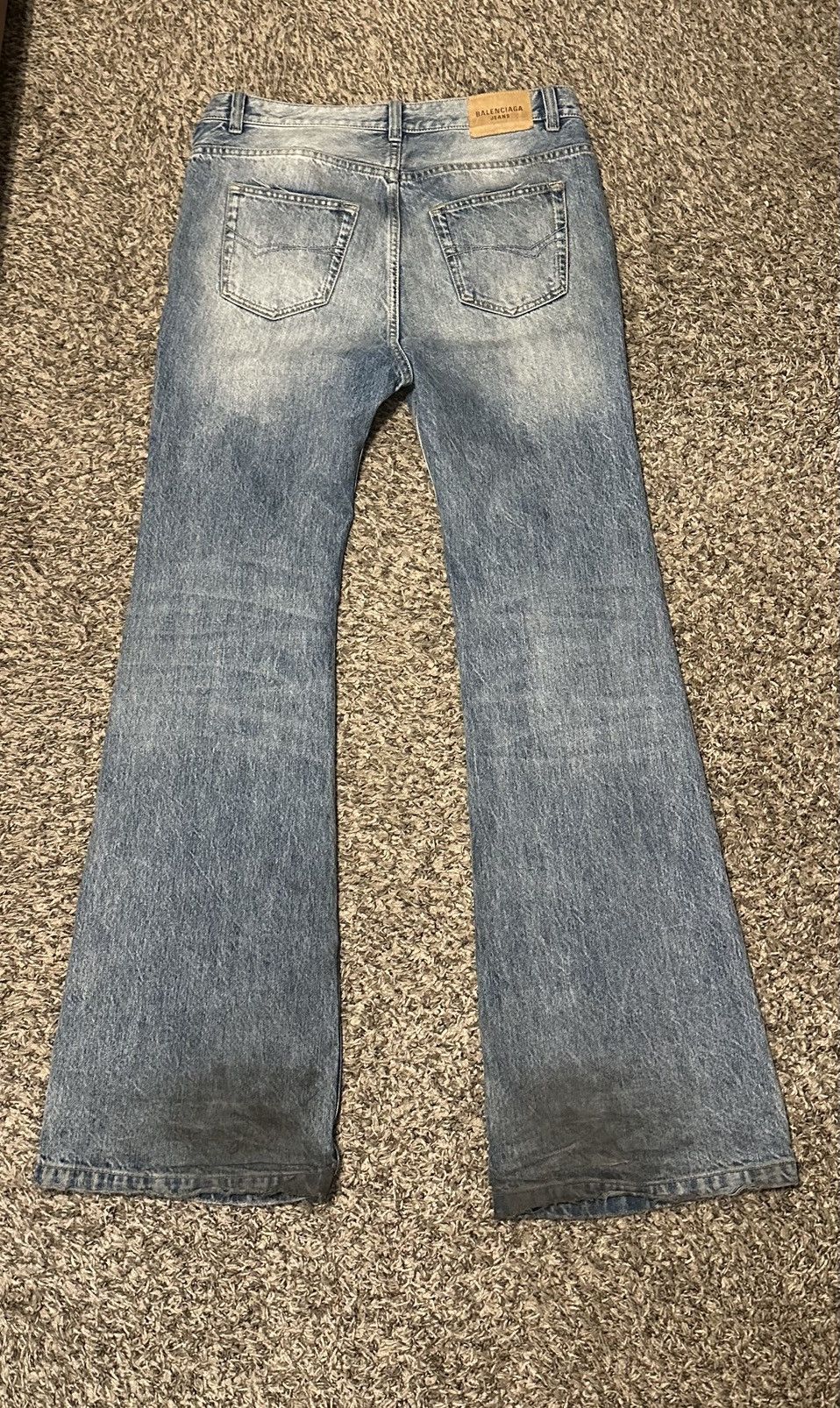 Balenciaga Balenciaga Lost Tape Flares Denim XS Size US 32 / EU 48 - 2 Thumbnail