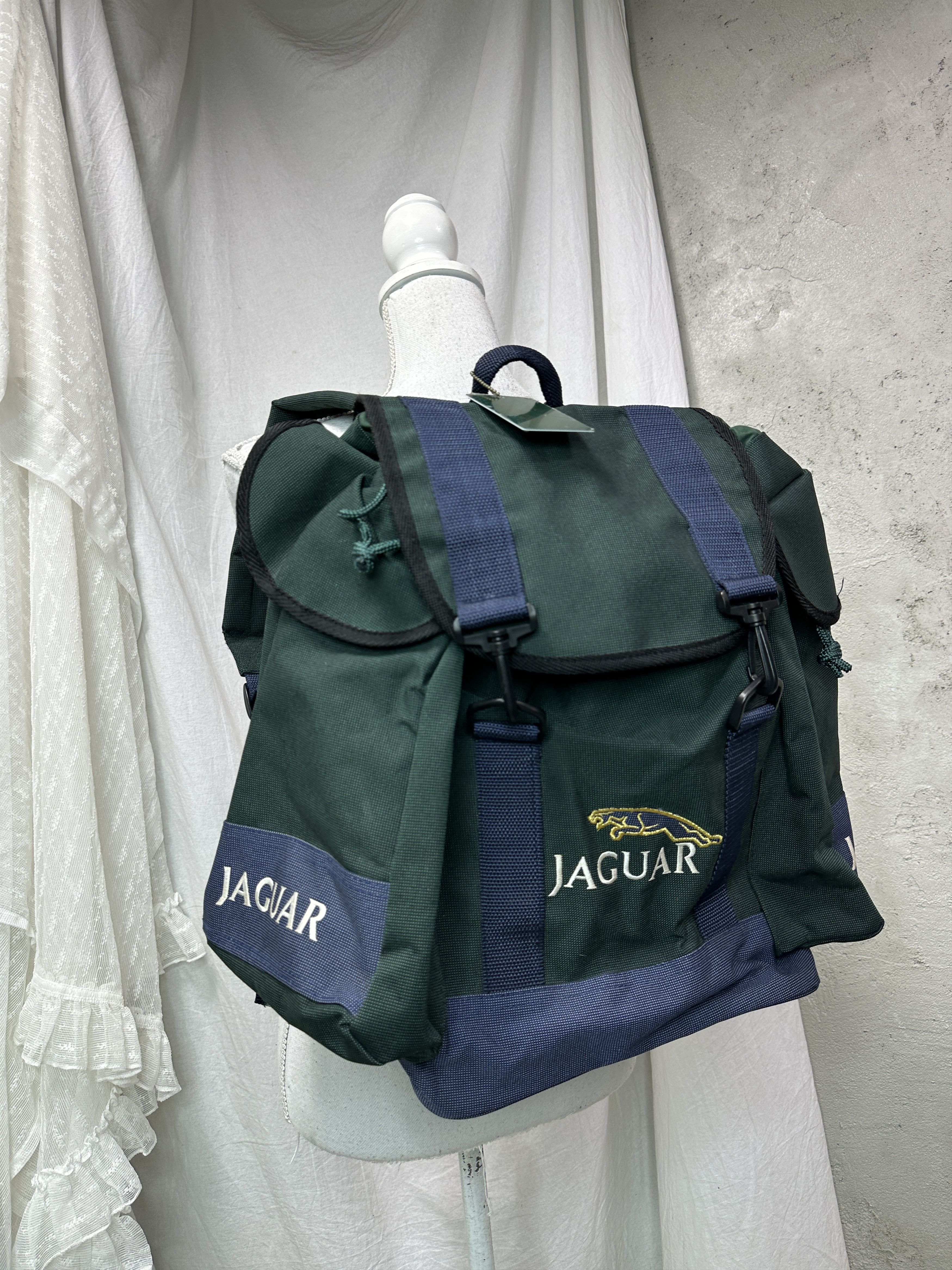 Vintage Old School Gorpcore Streetwear Jaguar Backpack 90s