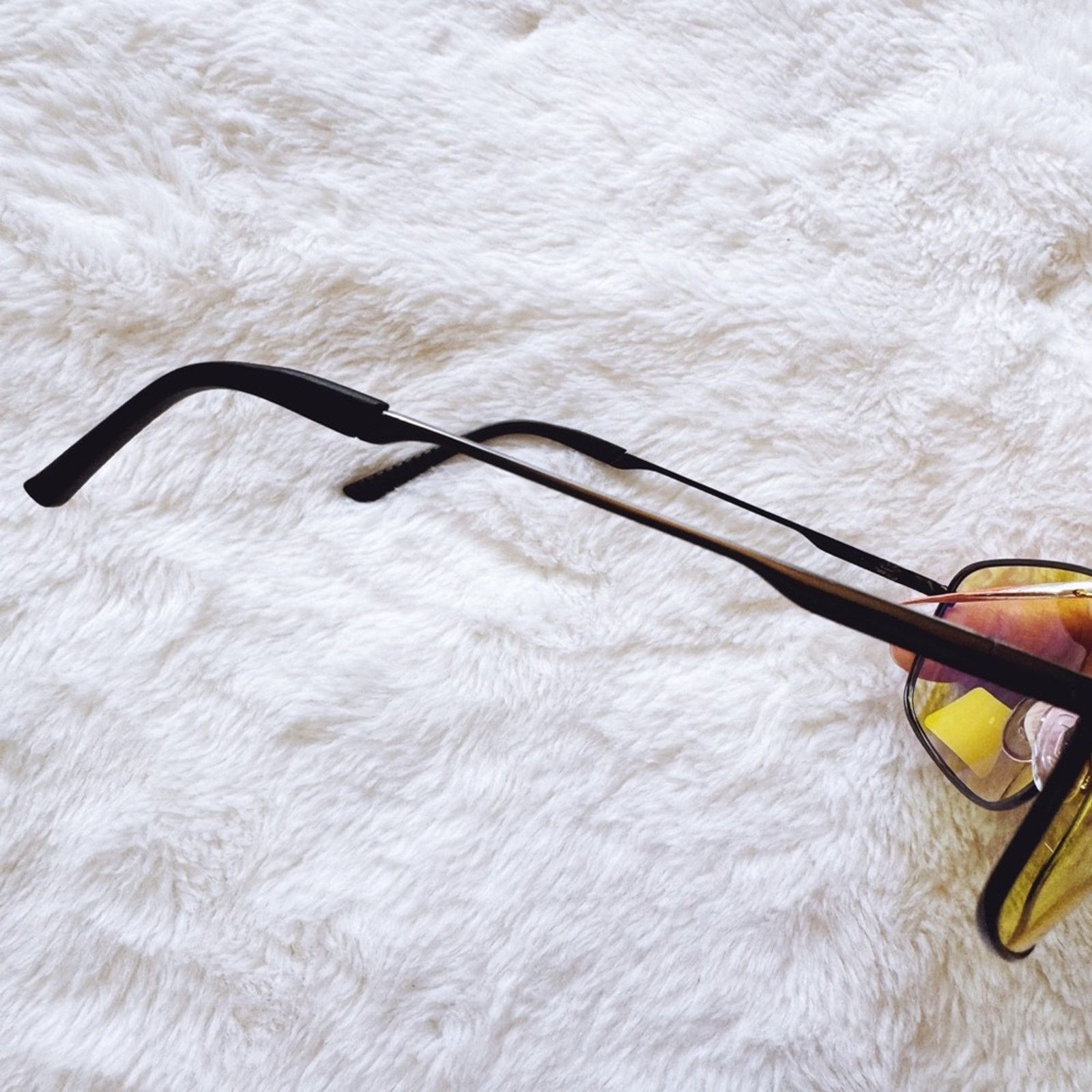 Other Orielle Black Aviator Sunglasses Size ONE SIZE - 8 Thumbnail